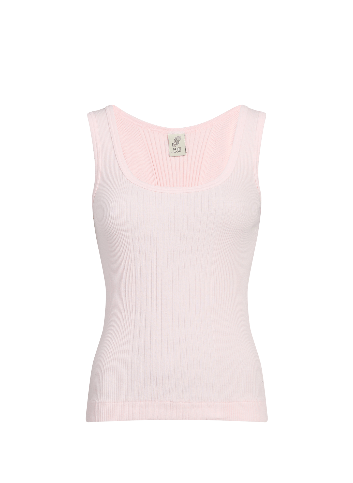 Débardeur Malawi en maille de coton PURE SUGAR Rose