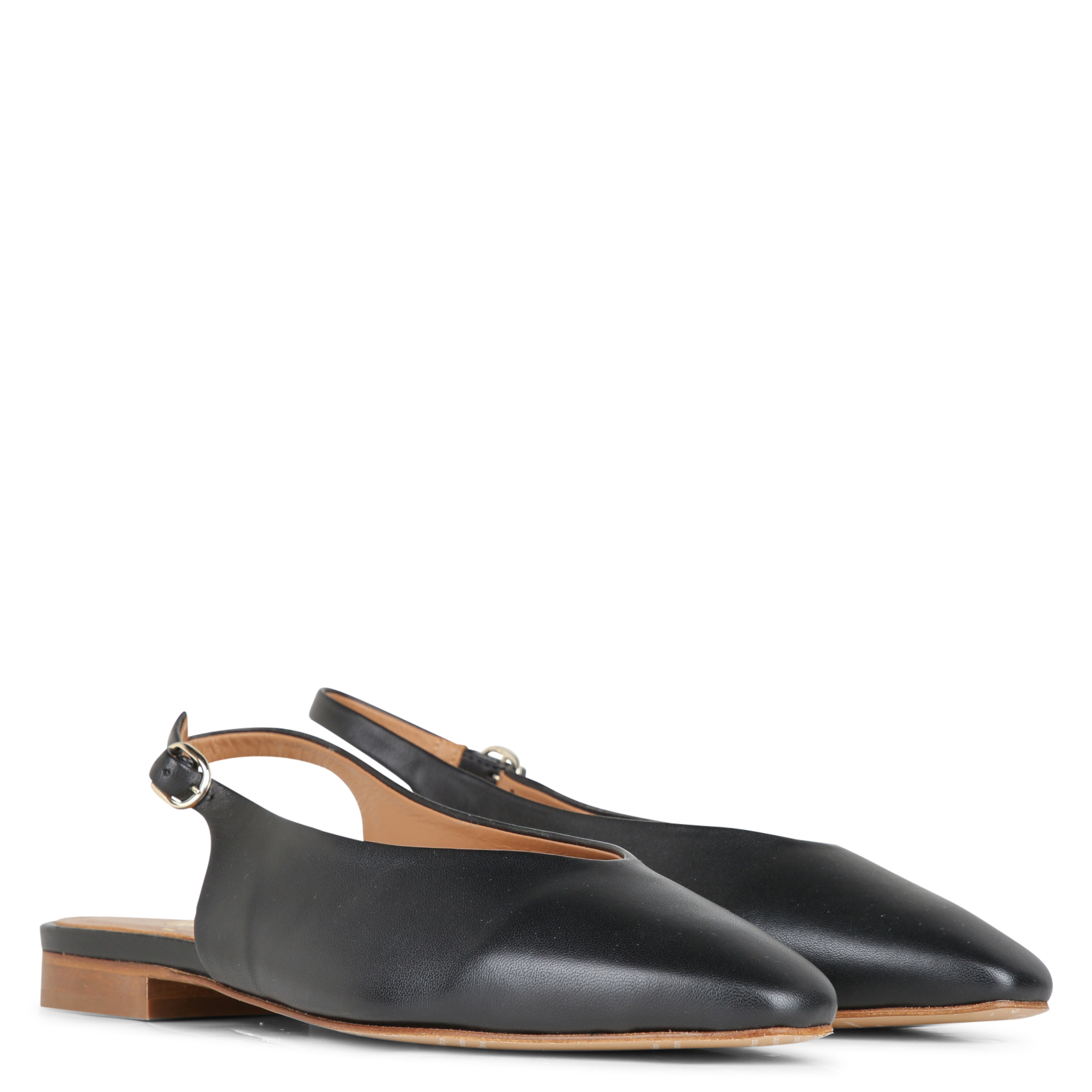 Ballerines en cuir anouk BOBBIES Noir