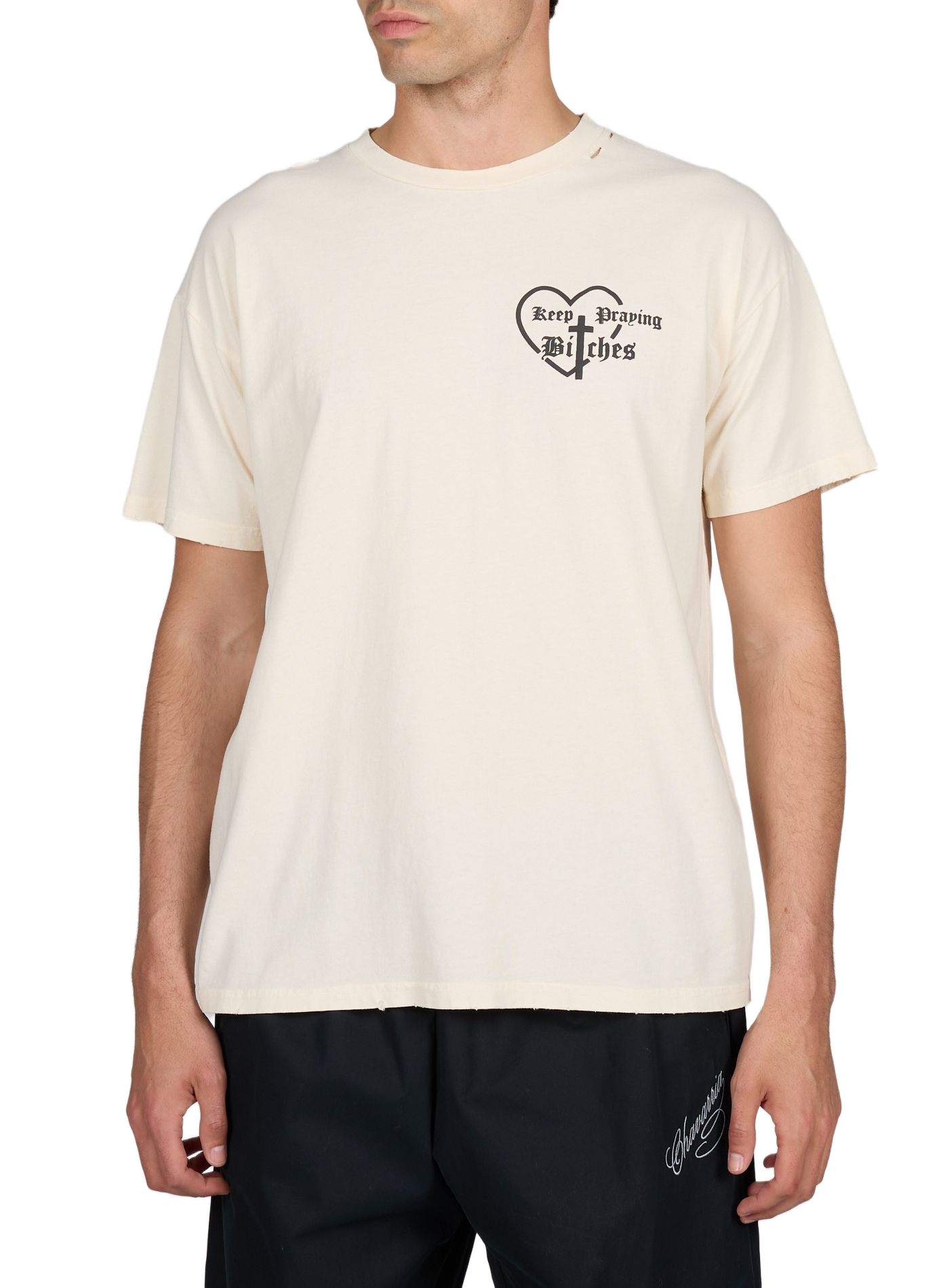 T-shirt imprimé en coton WILLY CHAVARRIA Blanc