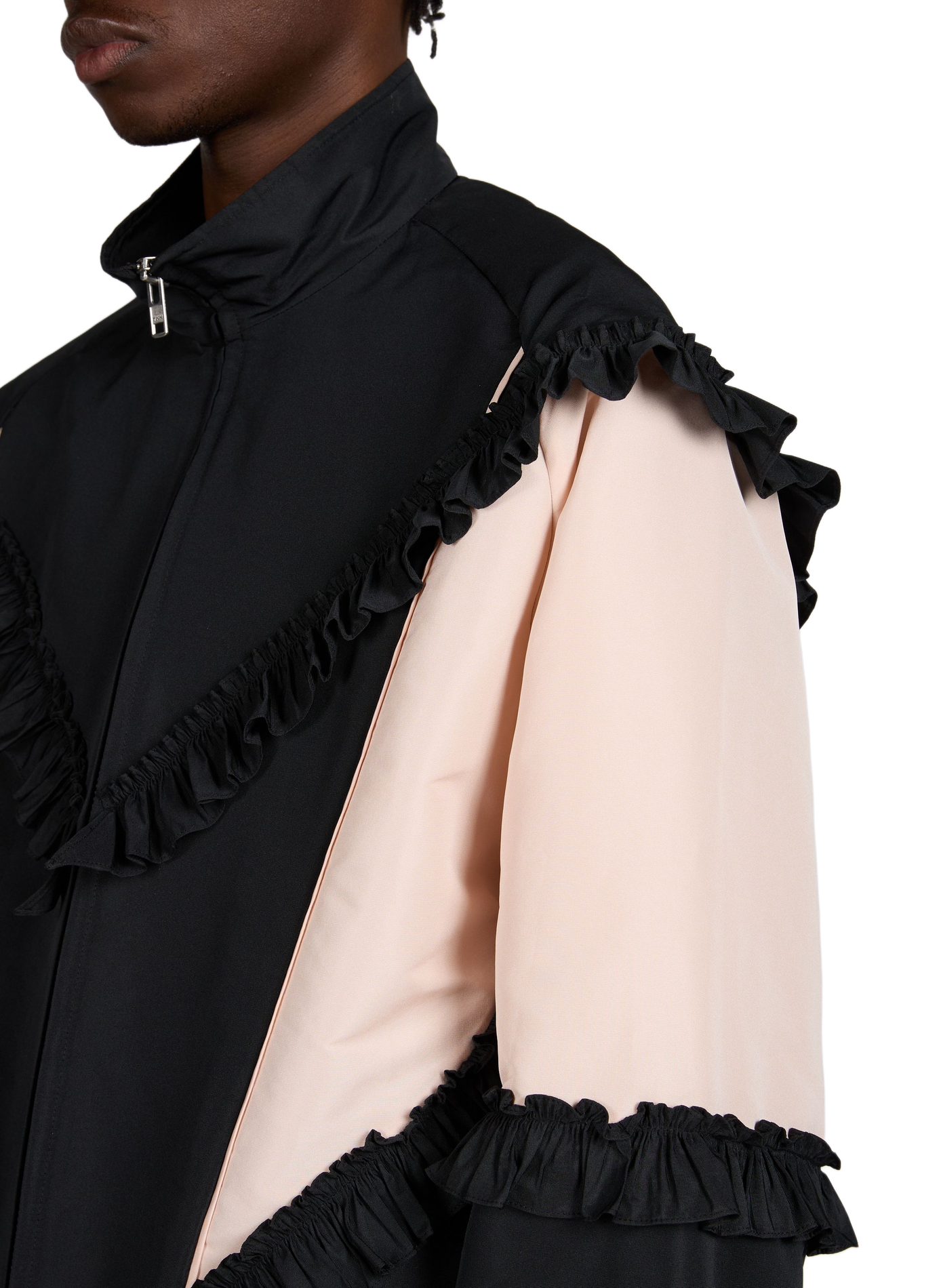 Ruffled high-neck jacket SIMONE ROCHA Multicolour