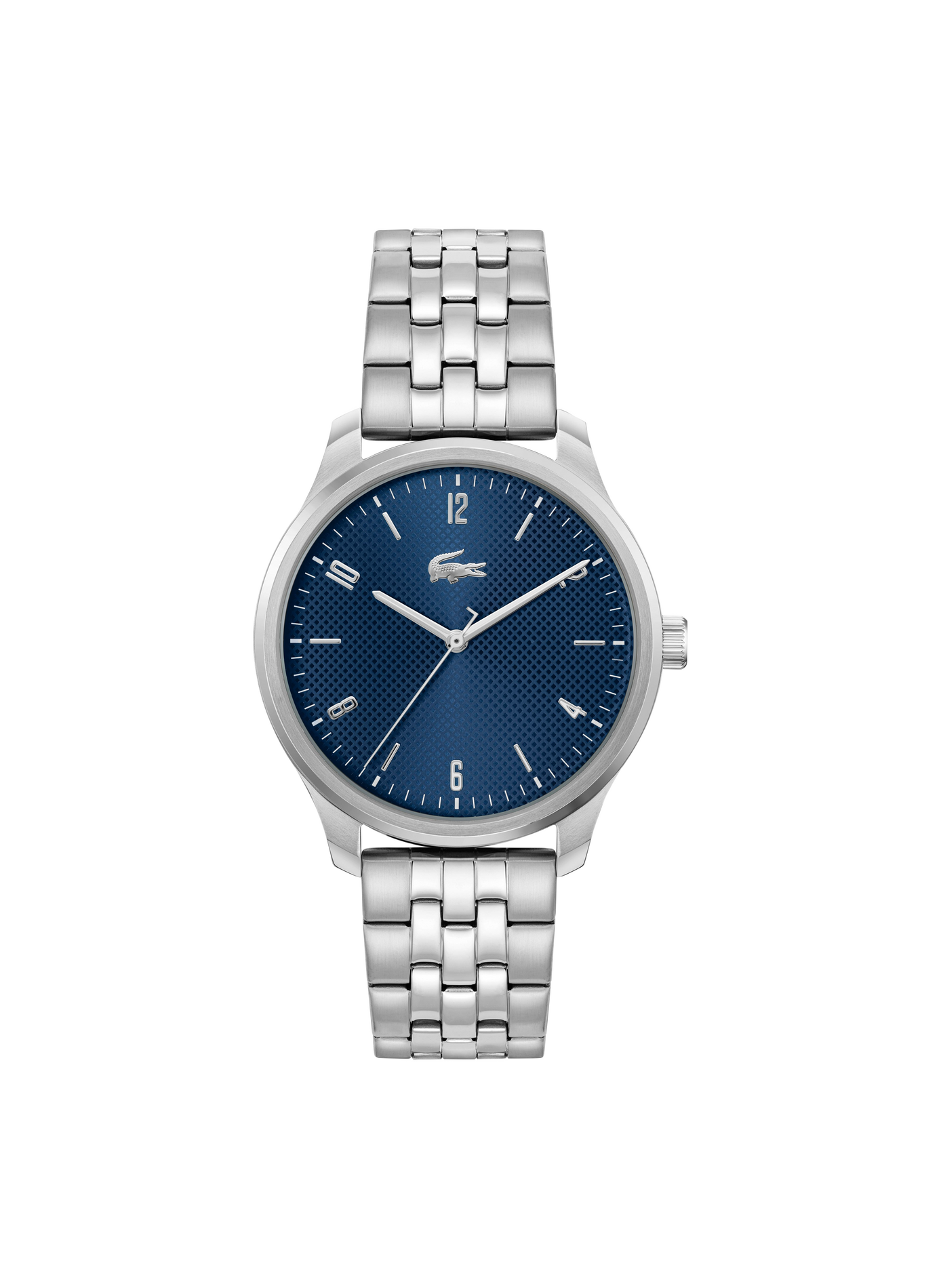 Montre quartz Lisbon en acier inoxydable LACOSTE MONTRES Bleu