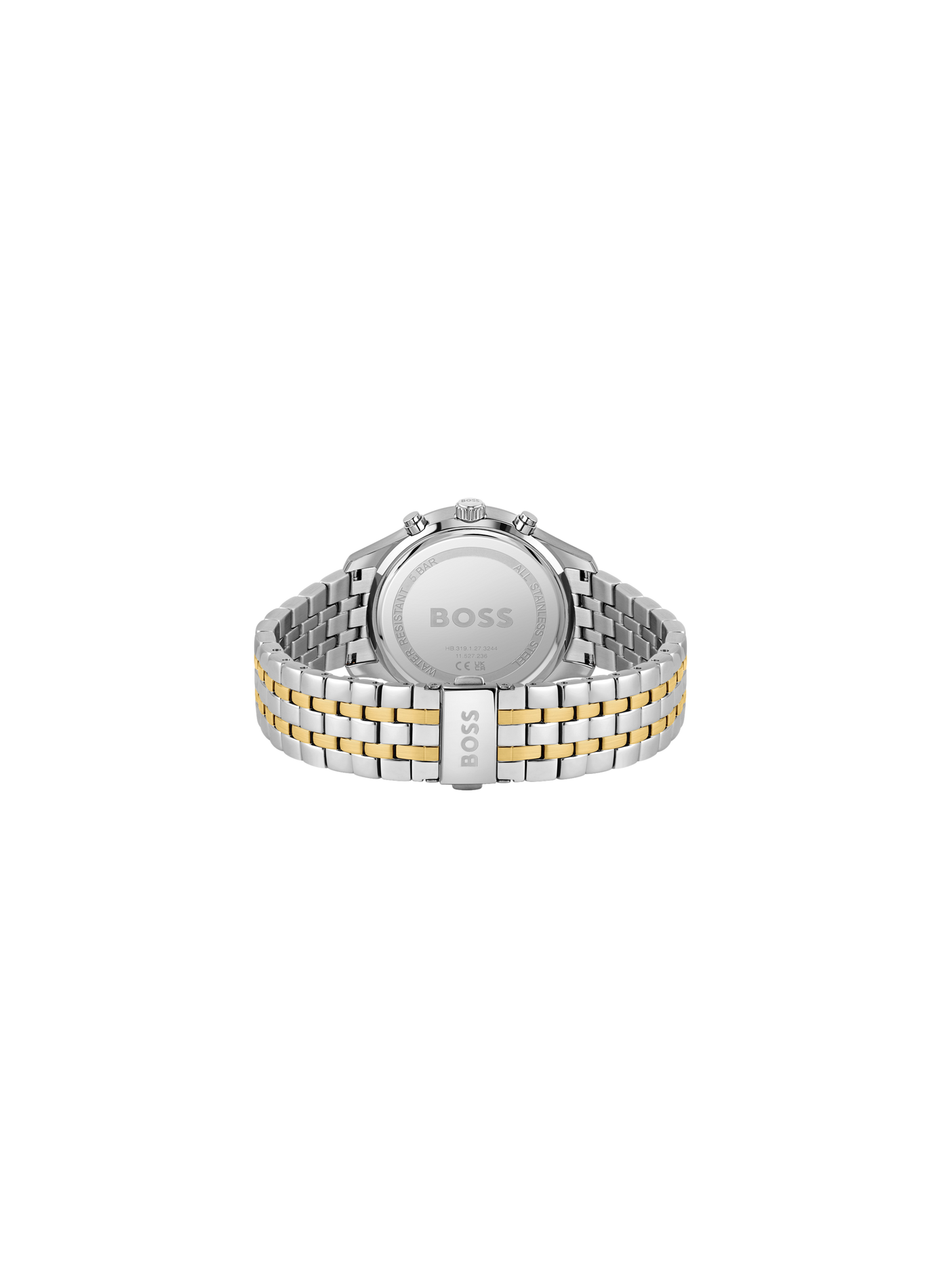 Quarz-Armbanduhr aus Edelstahl BOSS MONTRES Blau