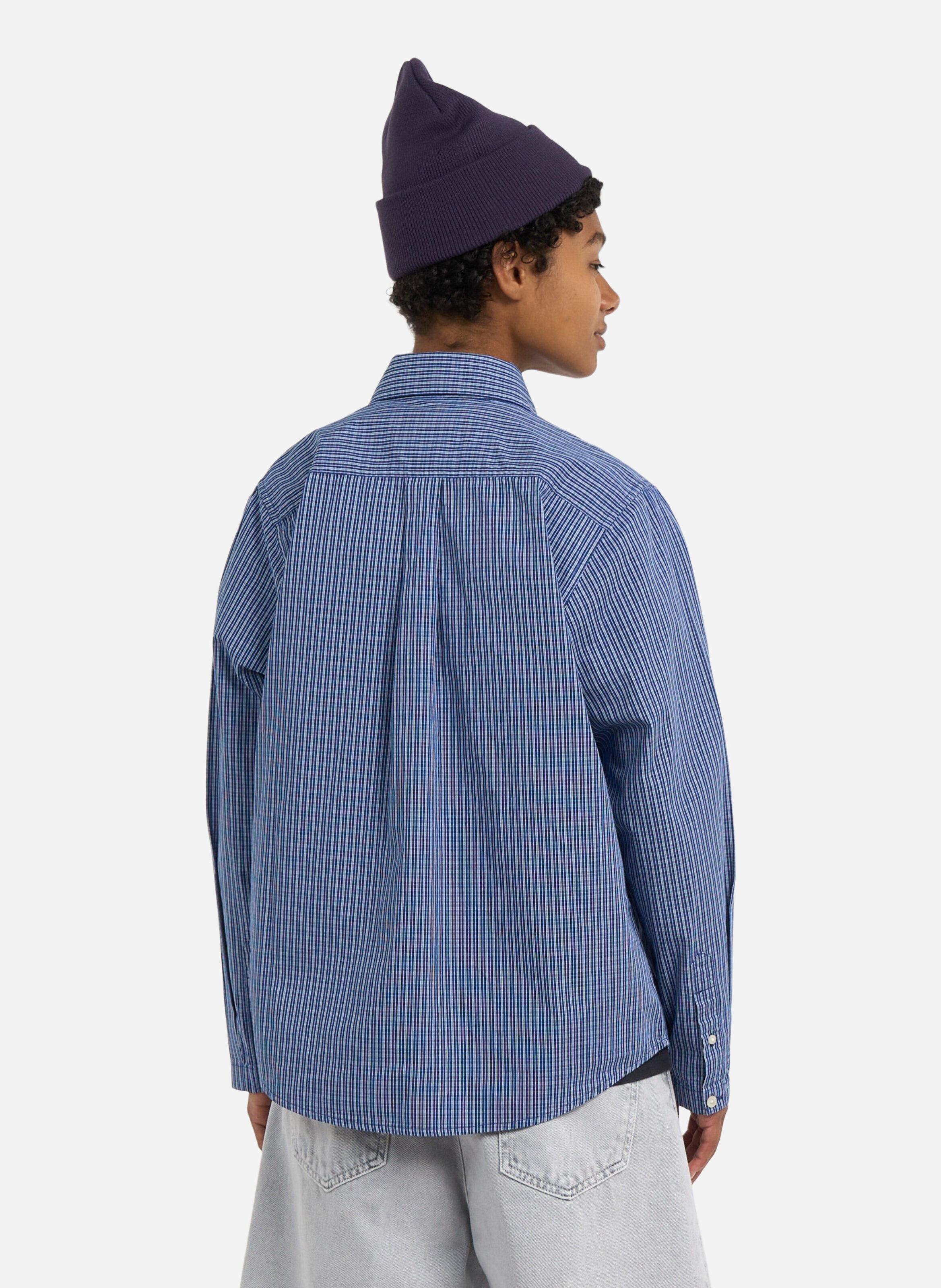 Chemise w' l/s groff shirt CARHARTT WIP Bleu