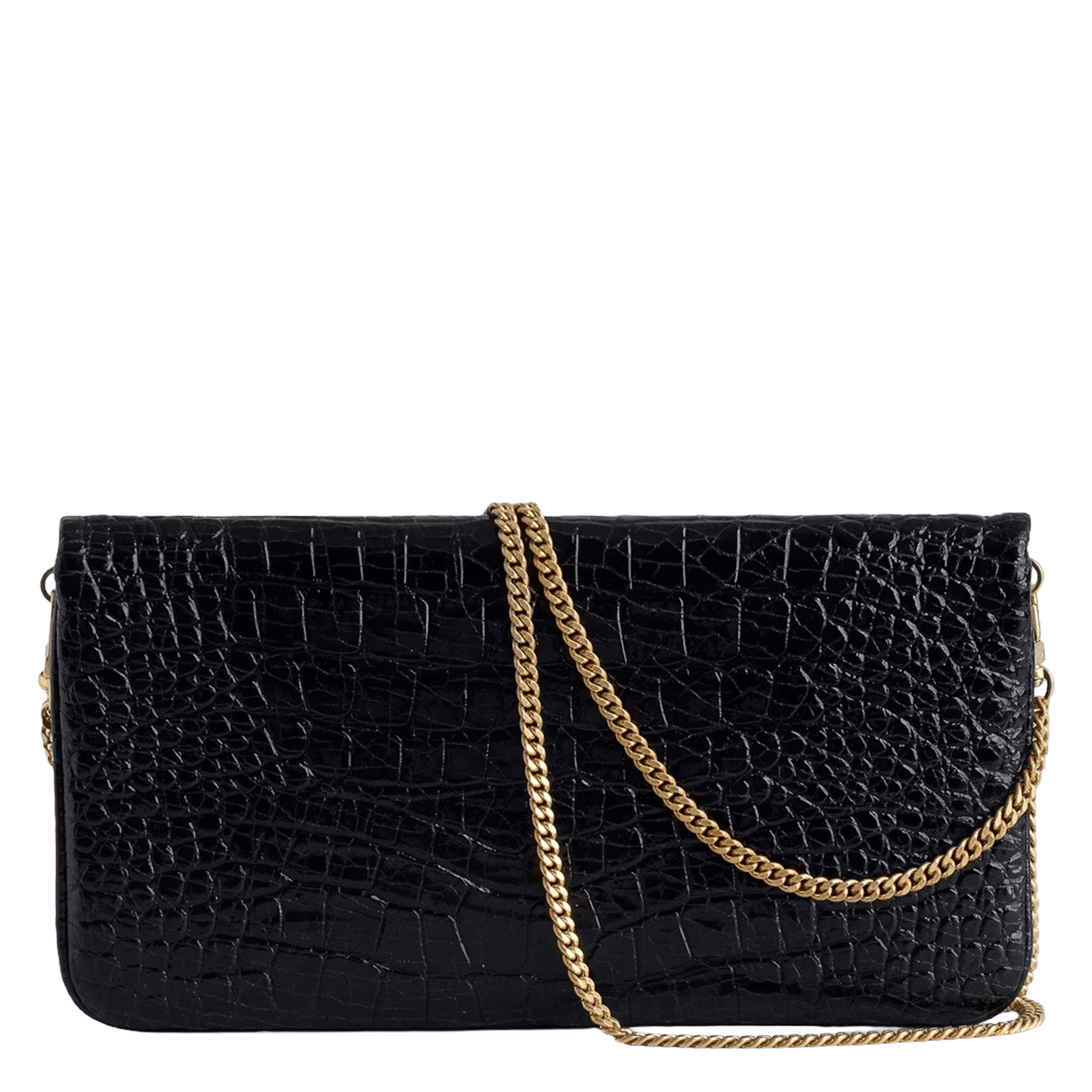 Pochette de soirée en cuir rock eternal | Noir ZADIG&VOLTAIRE Femme