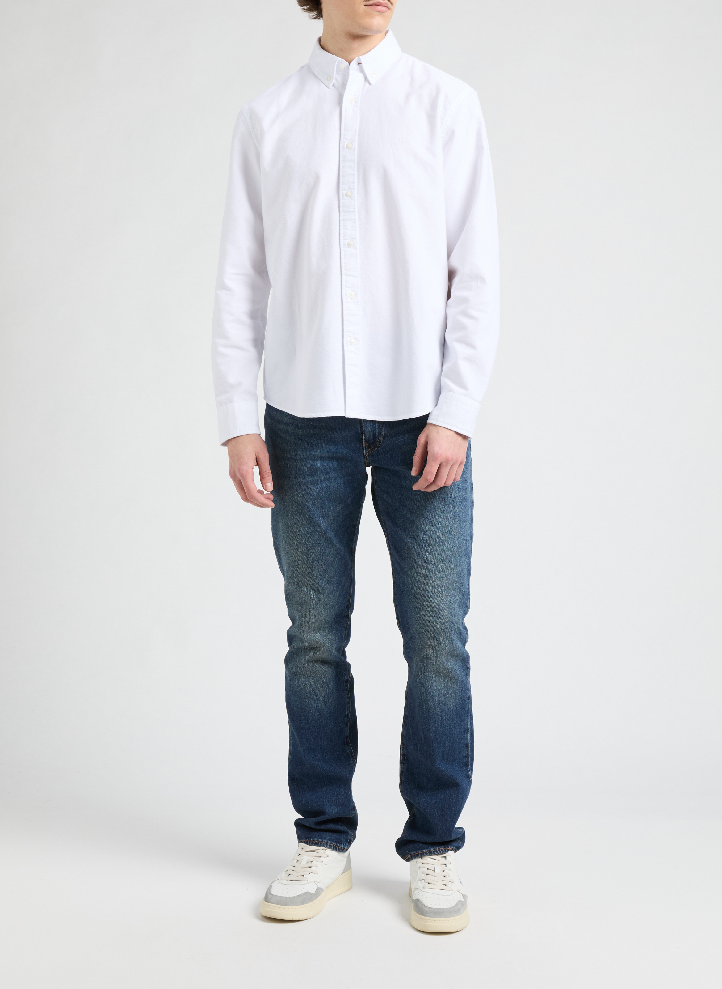Chemise denim en coton  LEVI'S Blanc