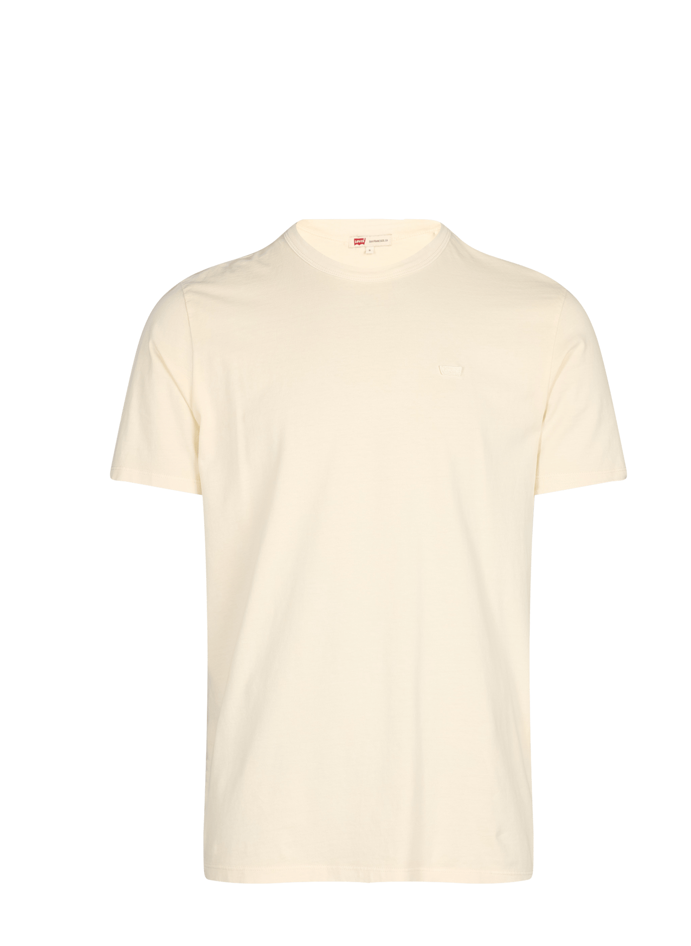 T-shirt droit à logo en coton LEVI'S Jaune