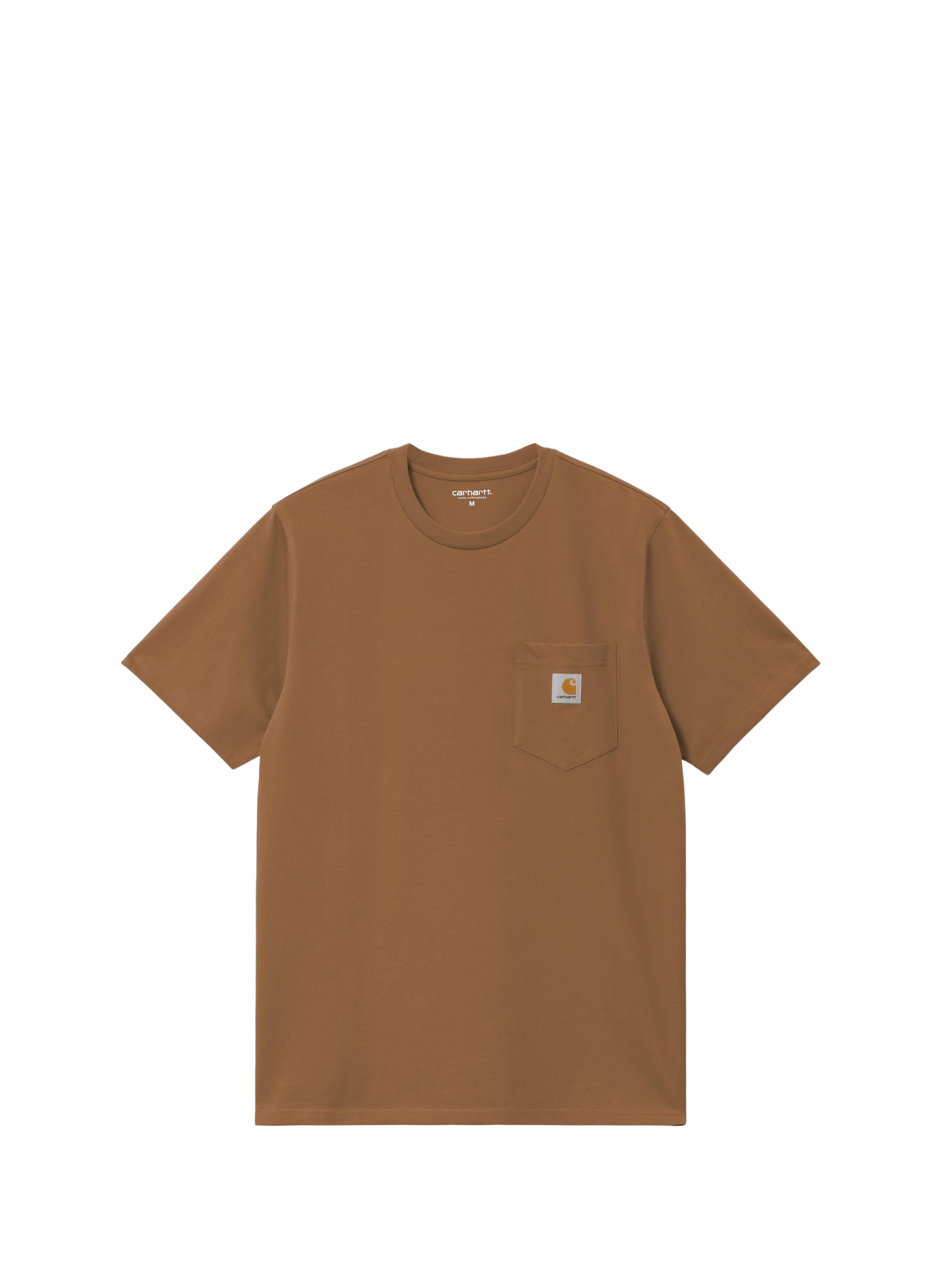 T-shirt Pocket en coton CARHARTT WIP Marron
