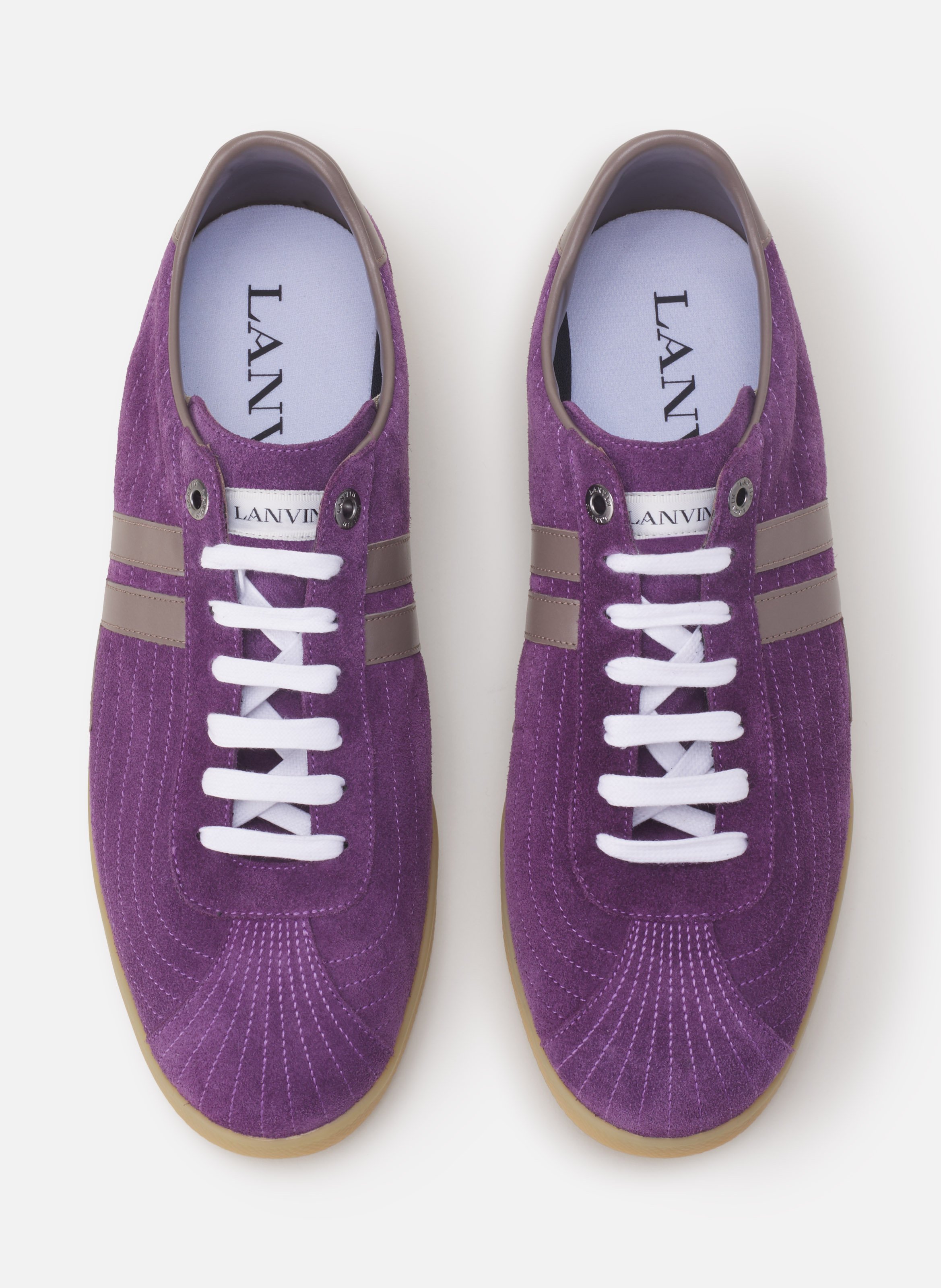Sneakers glen 2.0 en cuir LANVIN Violet