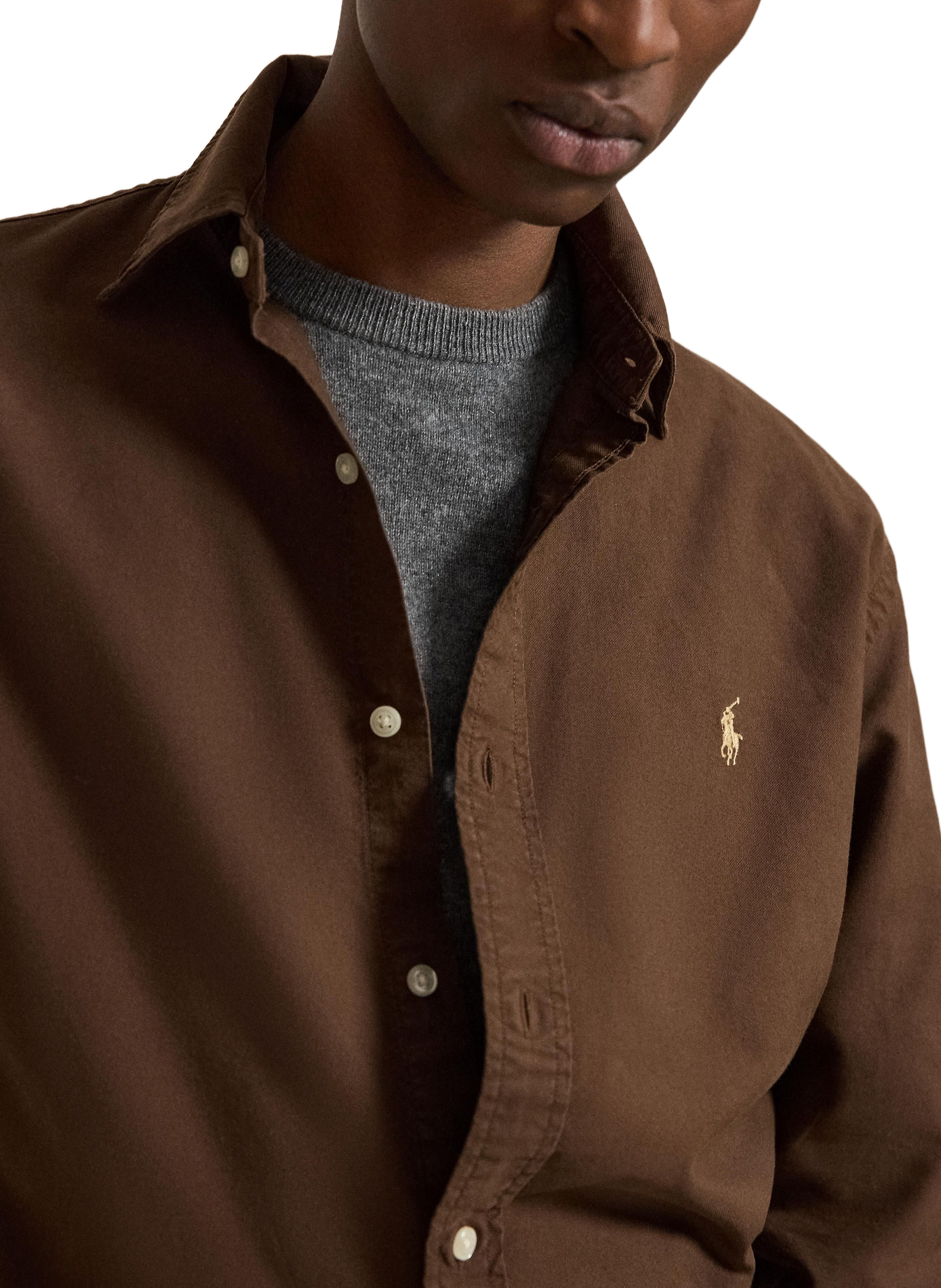 Long-sleeved cotton shirt | Beige POLO RALPH LAUREN Men