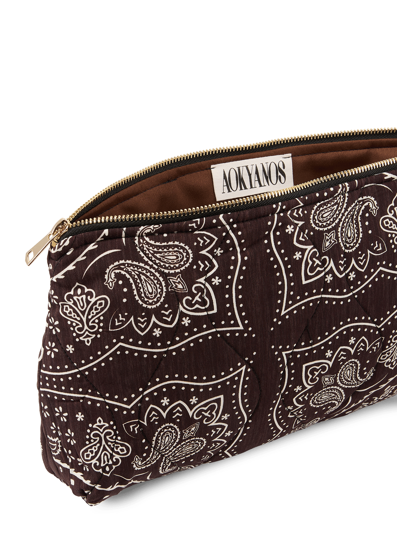 Pochette Orlando imprimée AOKYANOS Brown