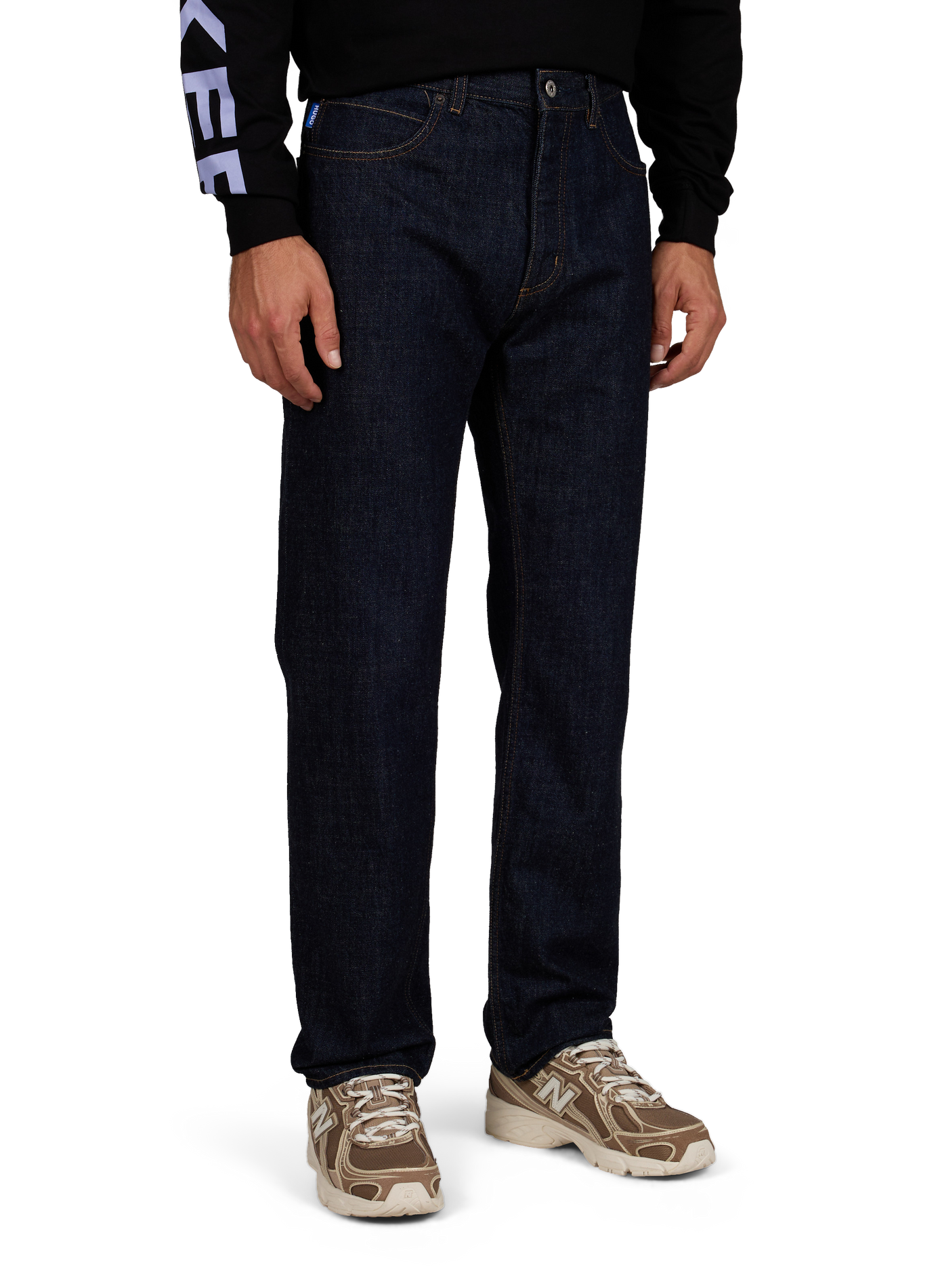 Jonah raw denim jeans in cotton HUGO BLUE Blue