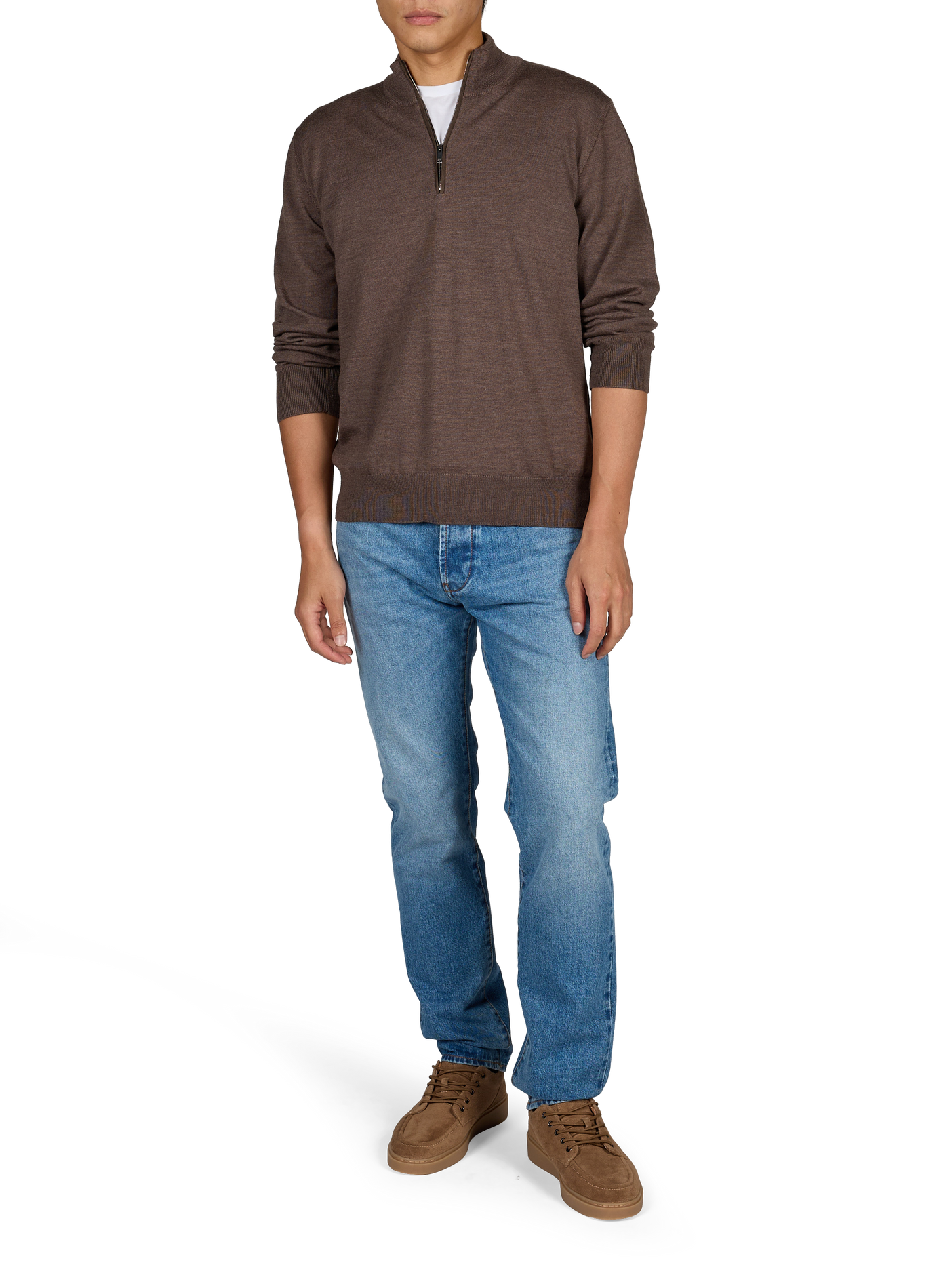 Gerade geschnittene Baumwolljeans RE HASH Blau