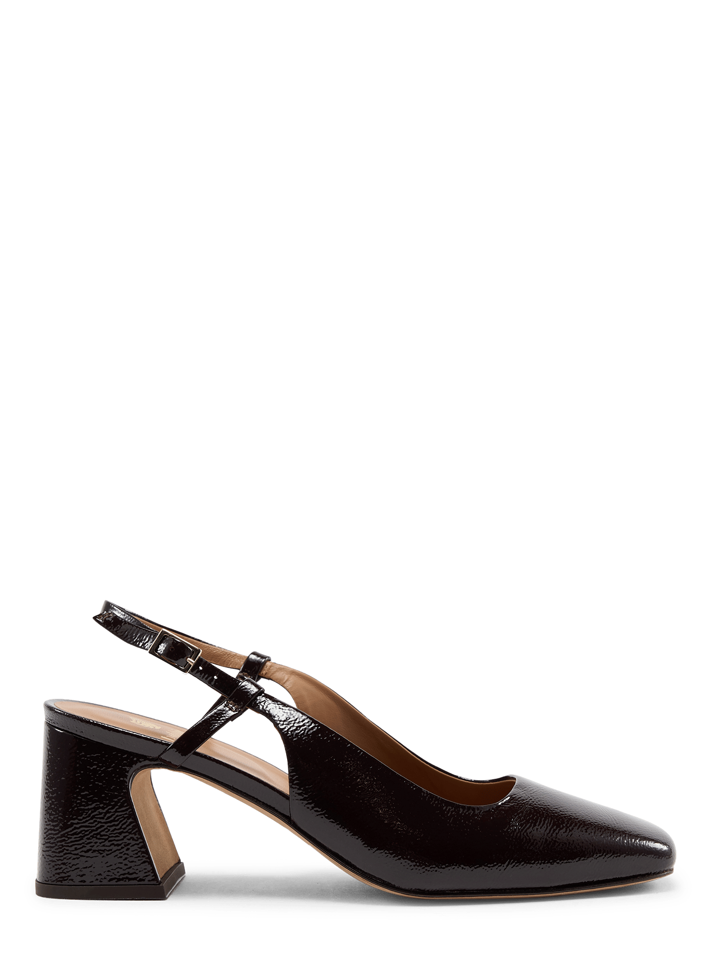 Sling-backs Maddie vernis en cuir BOBBIES Braun