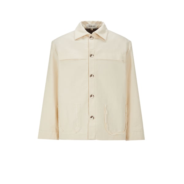 Veste monogrammée en coton