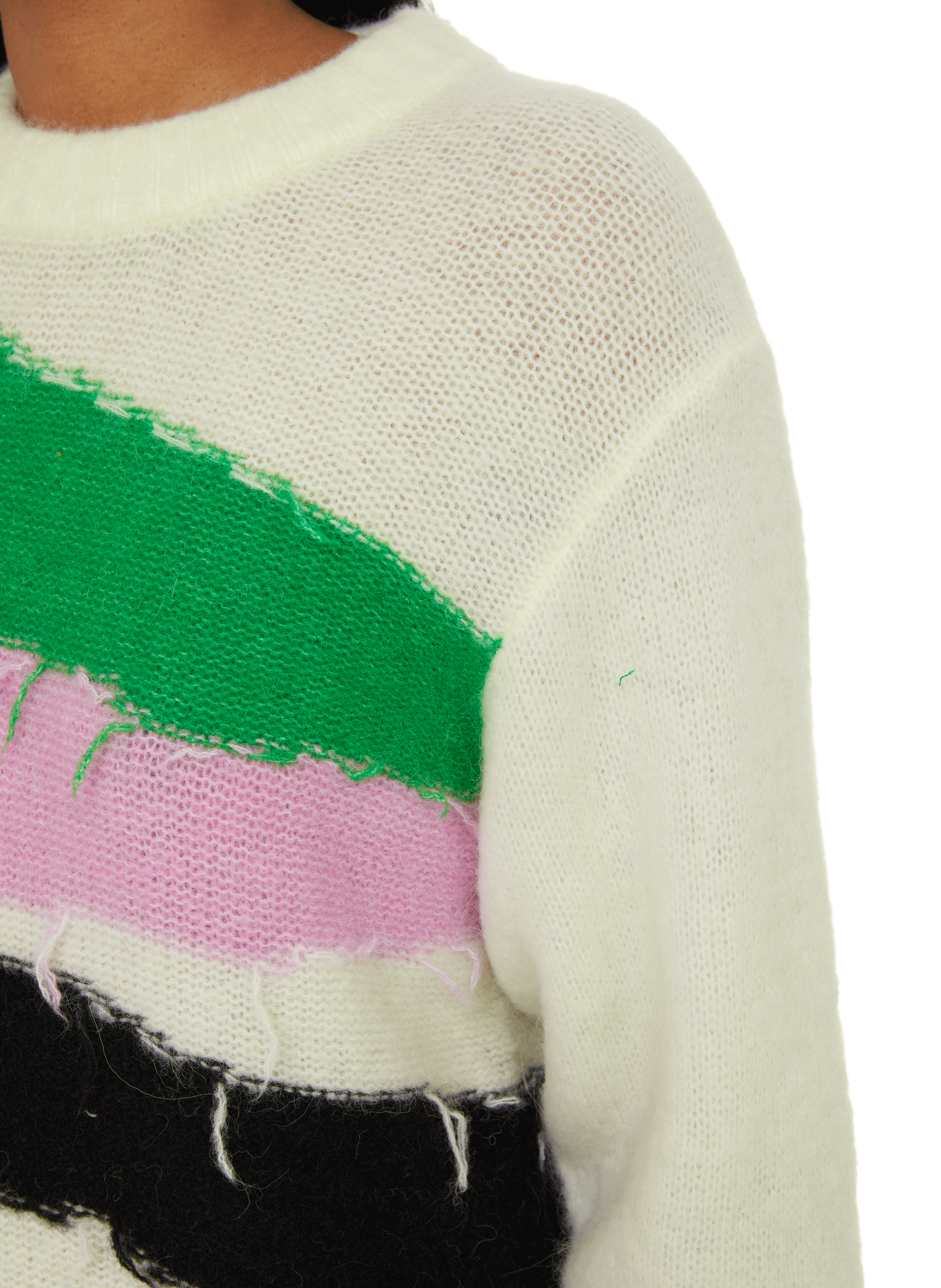 Cecilee wool and alpaca knit jumper BAUM UND PFERDGARTEN Multicolour