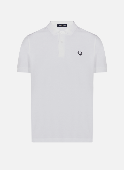 Cotton pique Polo WhiteFRED PERRY 