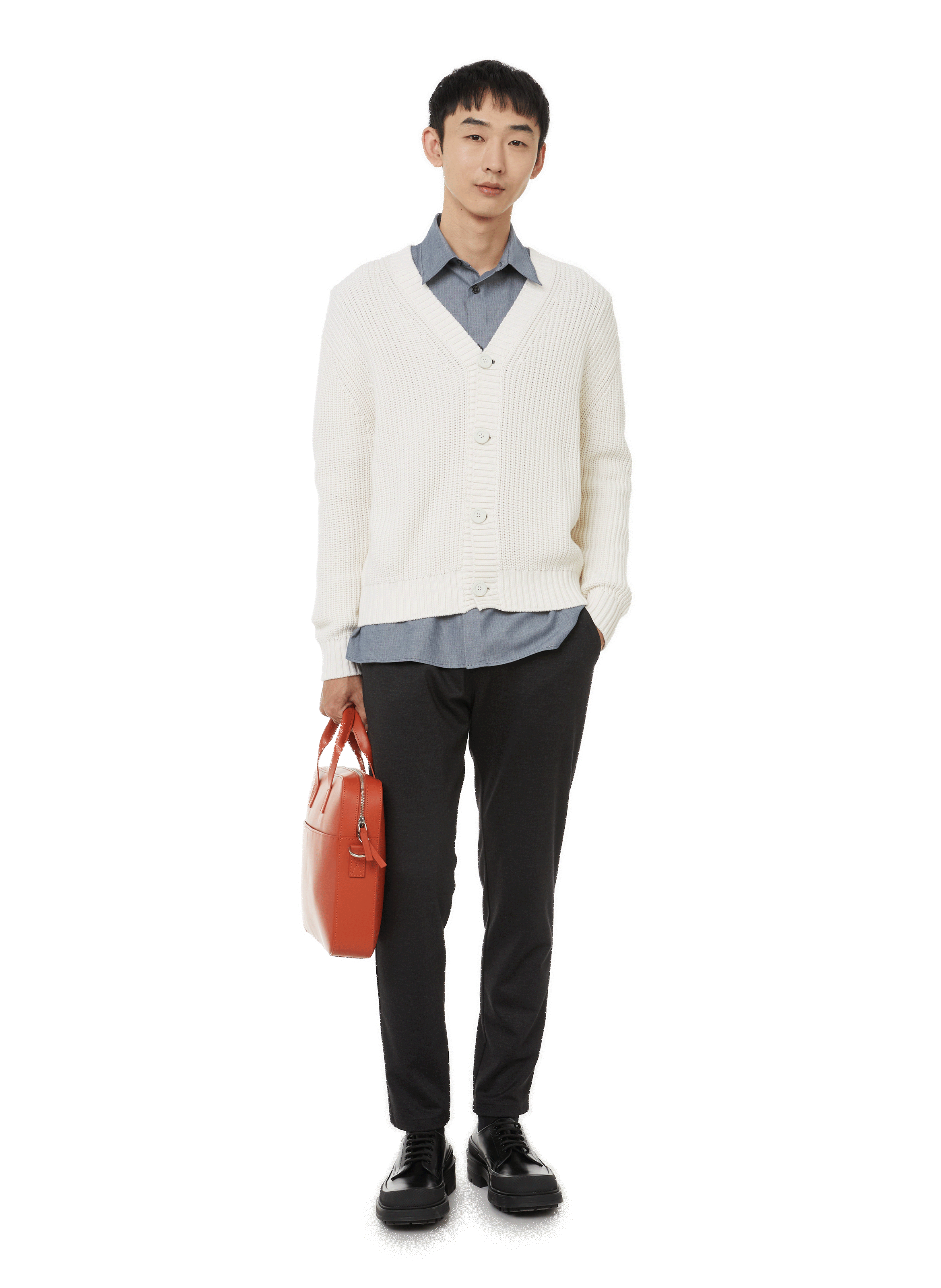 Cardigan en tricot SAISON 1865 Beige