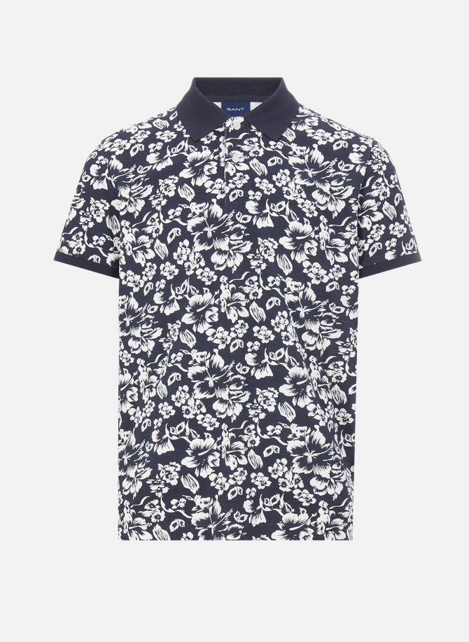Printed cotton polo shirt GANT