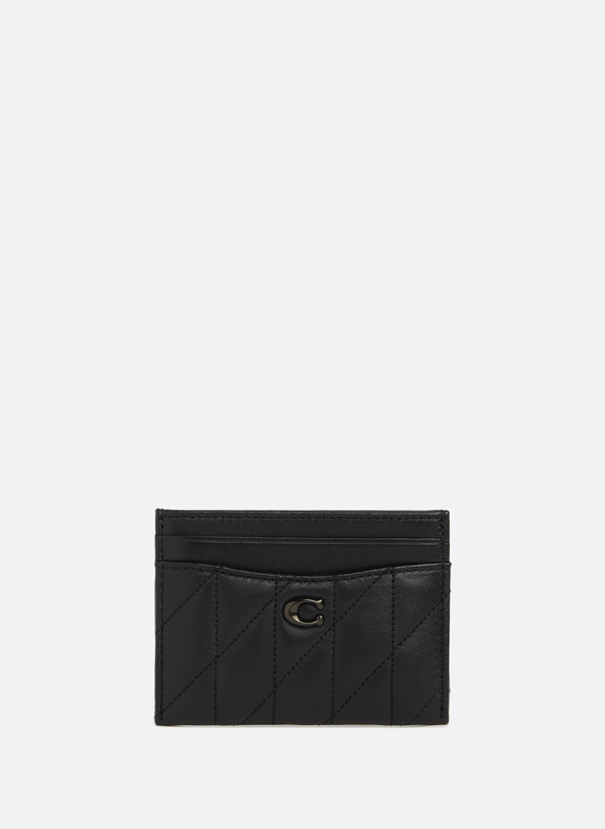 Leather card holder  COACH