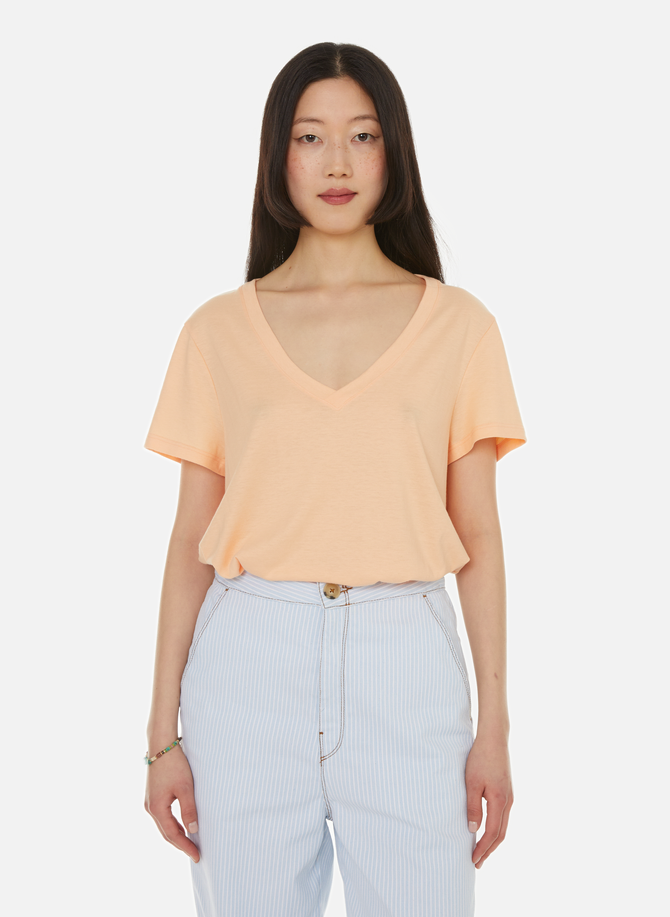 HANRO cotton-blend T-shirt