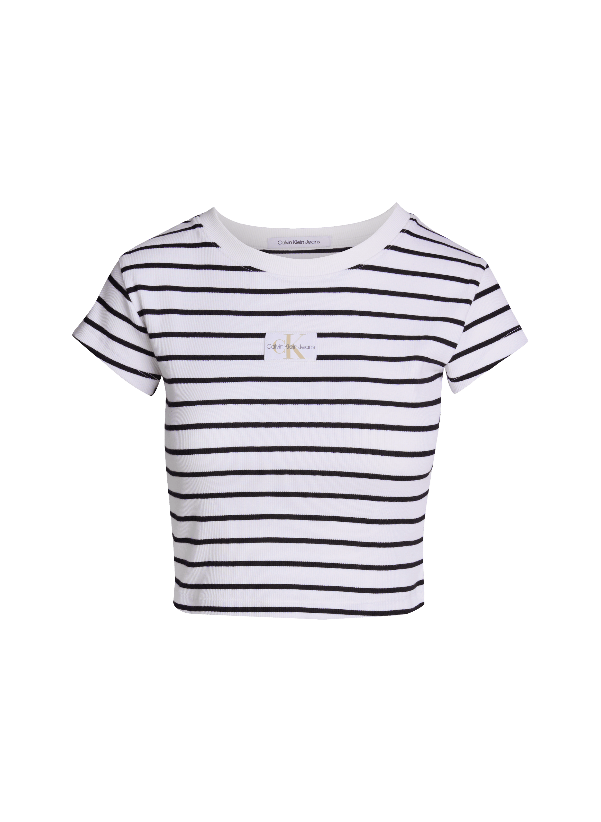T-shirt rayé en coton  CALVIN KLEIN Multicolore