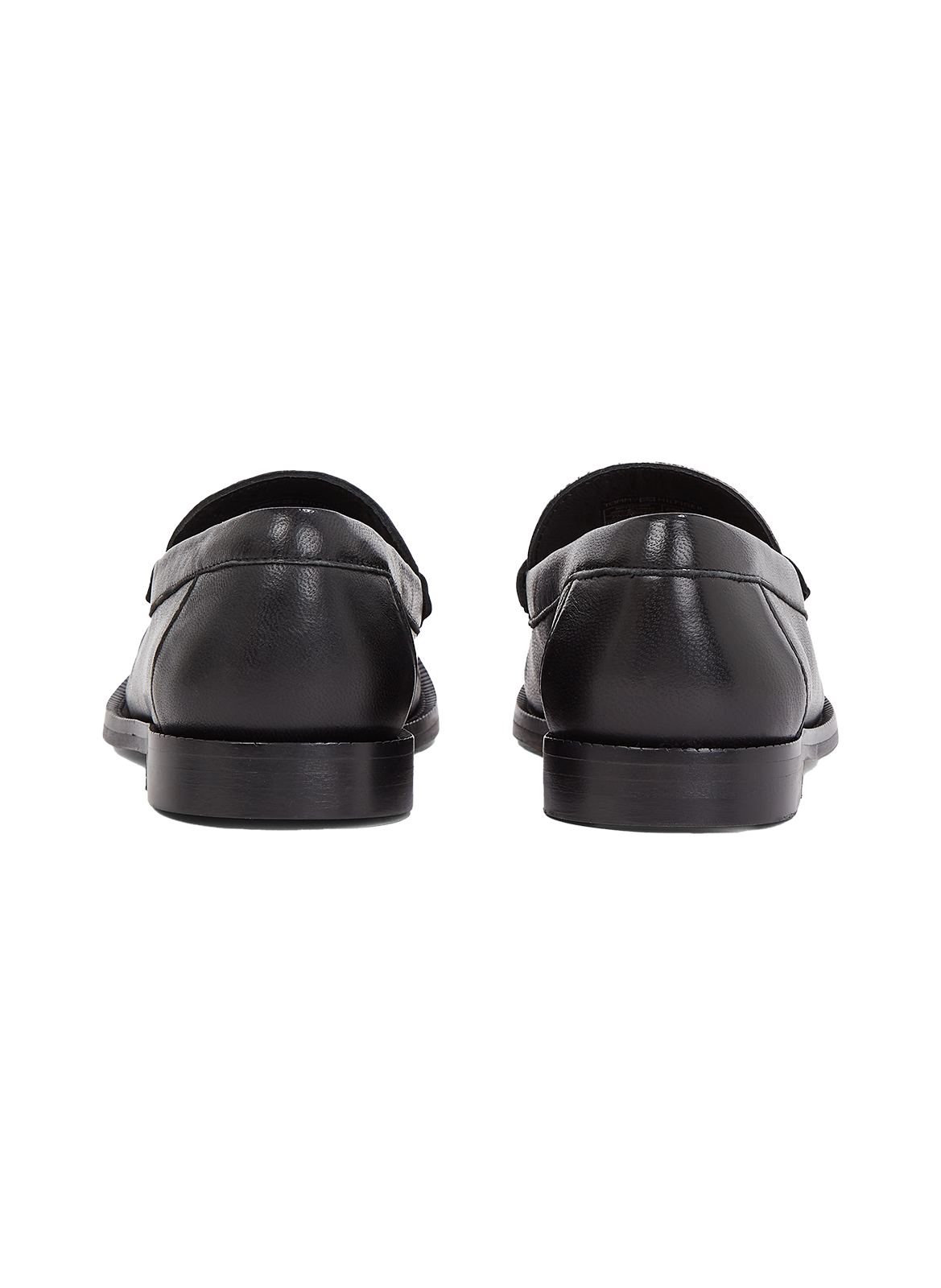 Mocassins en cuir TOMMY HILFIGER Noir