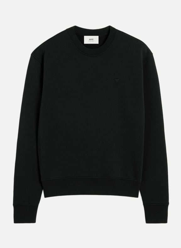 Sweatshirt ami de coeur unisexe Noir by AMI PARIS AMI PARIS Sweatshirt ami de coeur unisexe Noir