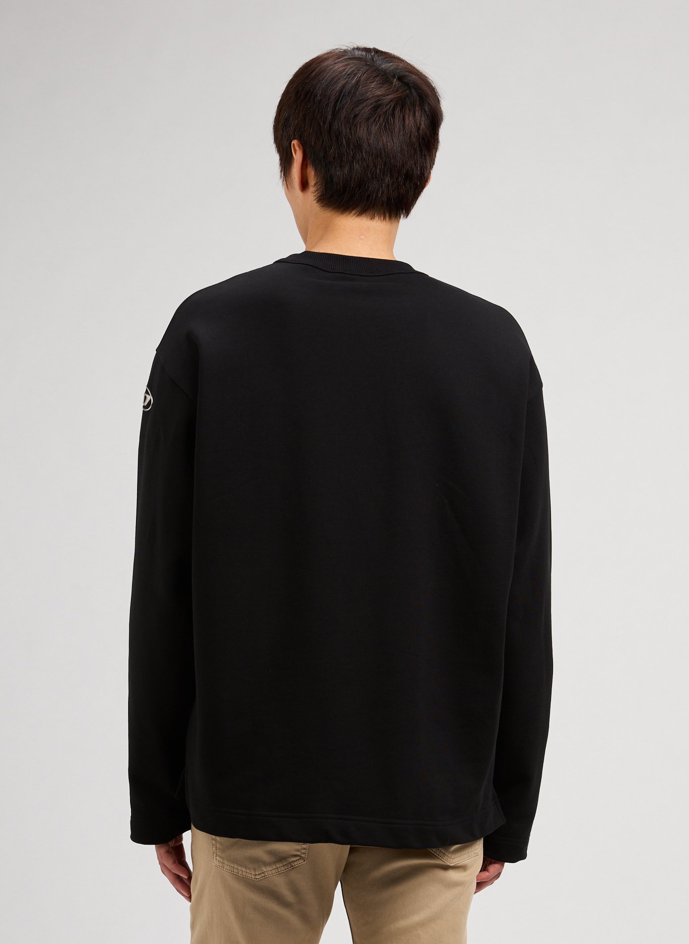 Sweatshirt aus Baumwolle S-Macs-Hood-Od DIESEL Schwarz