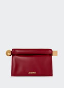 La pochette Rond Carré LA POCHETTE ROND CARRE Dark red
