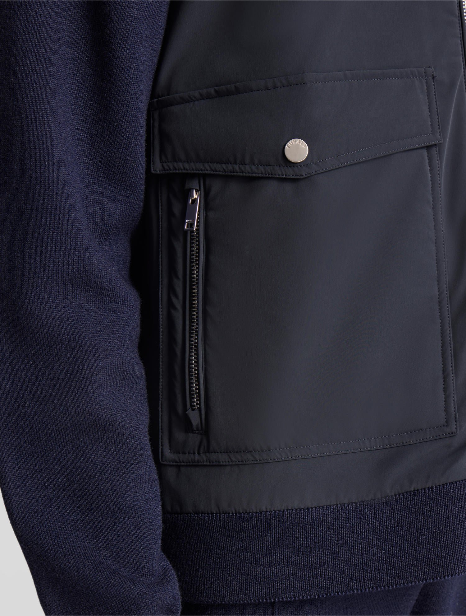 Veste eptona col tailleur coupe regular FUSALP Bleu