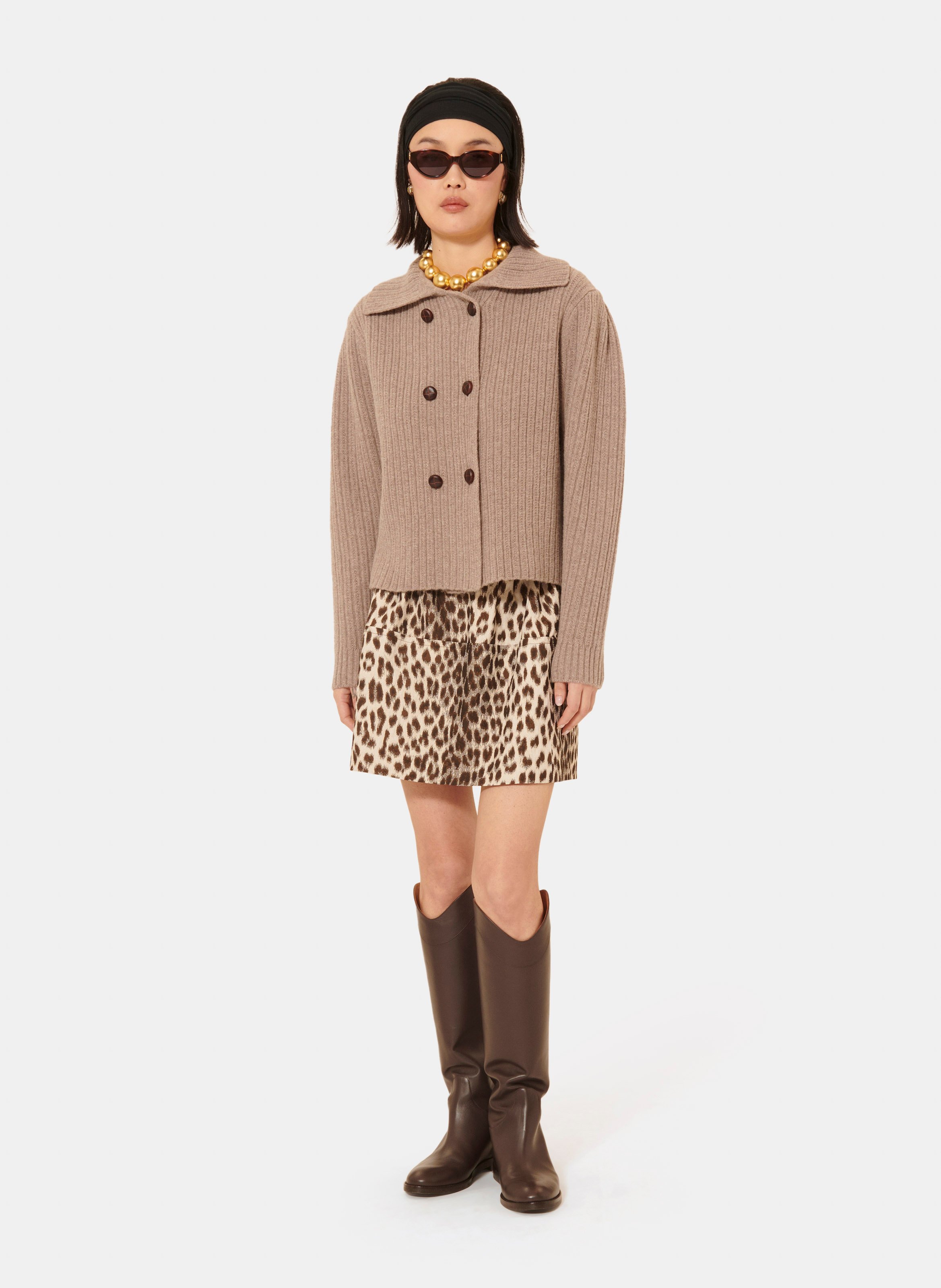 Gilet goldie TARA JARMON Marron