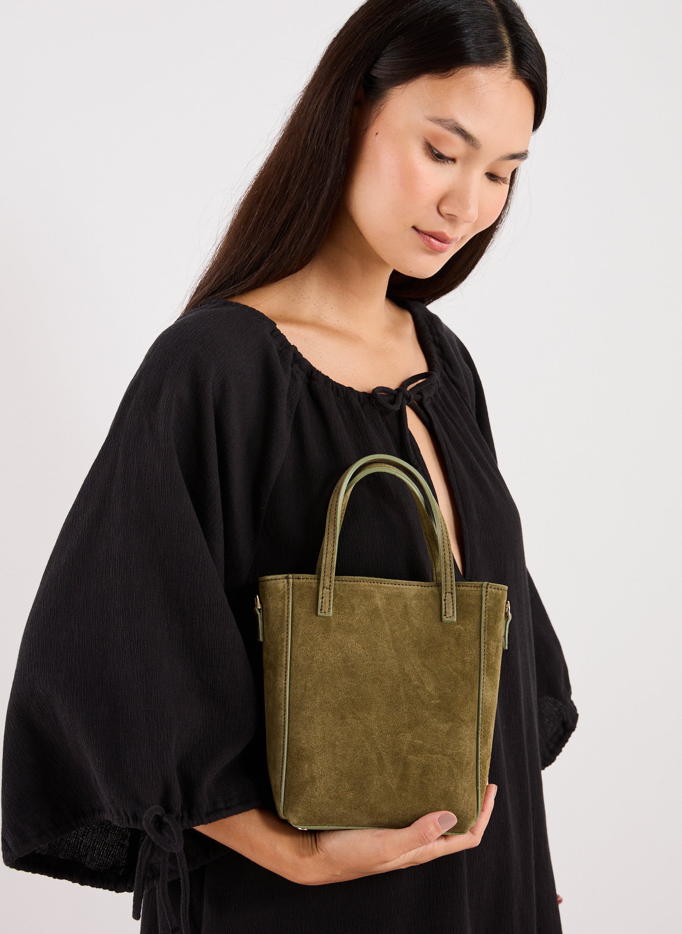 Sac à main en cuir SAISON 1865 Kaki