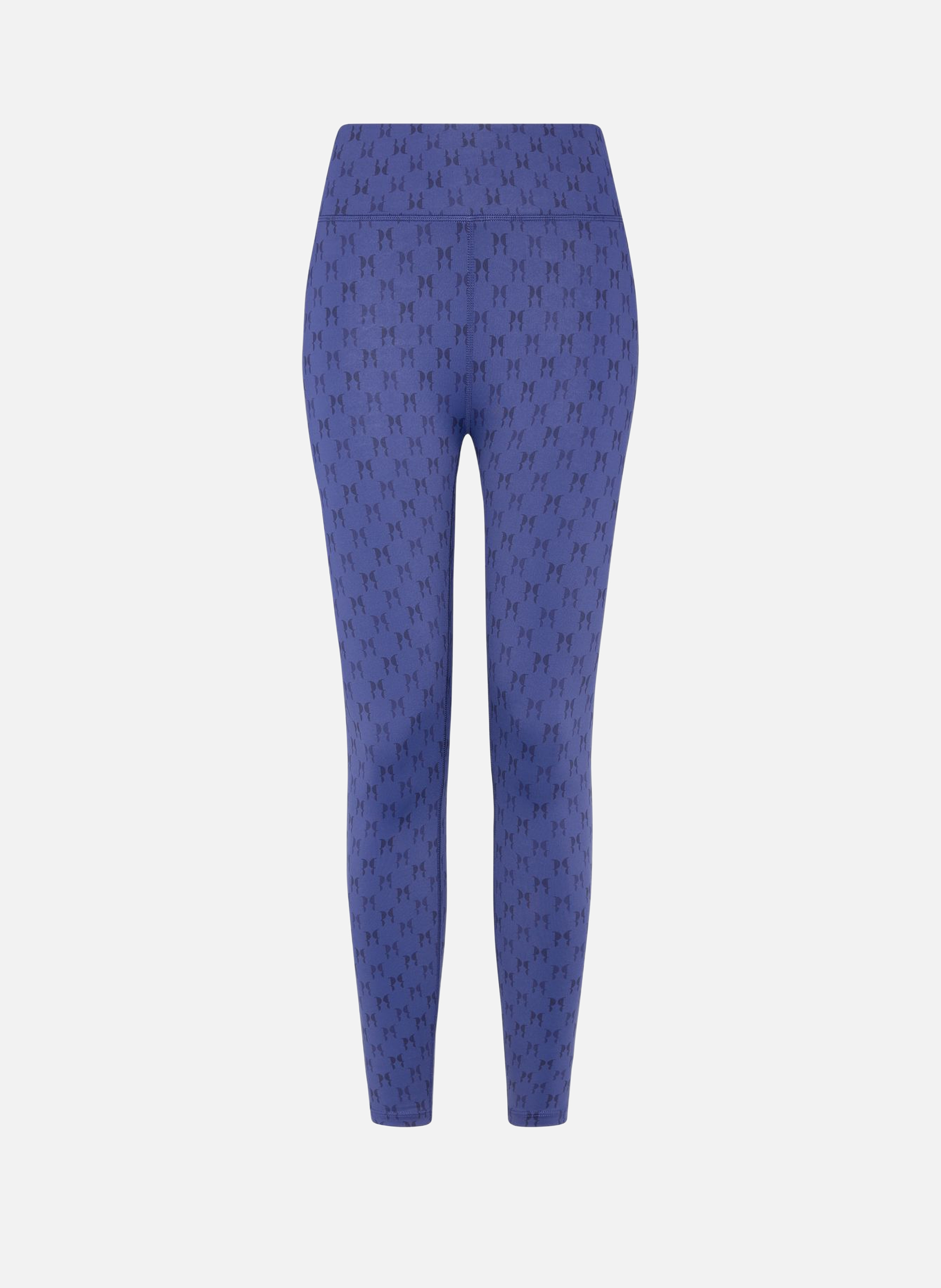 BORN LIVING YOGA Legging de sport 7/8 performance monogram Bleu