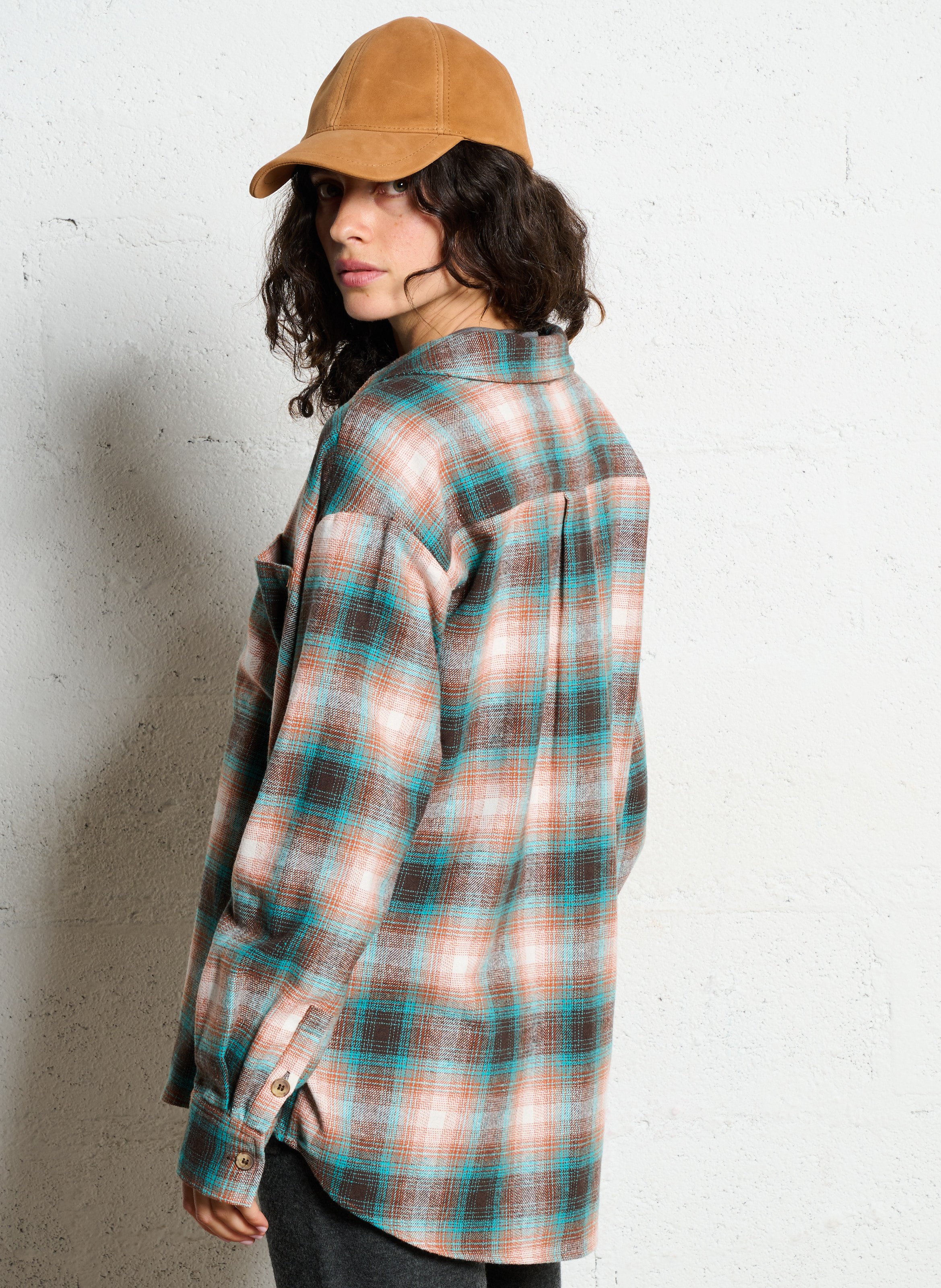 Chemise col classique en coton mélangé nomade MAISON 123 Blanc