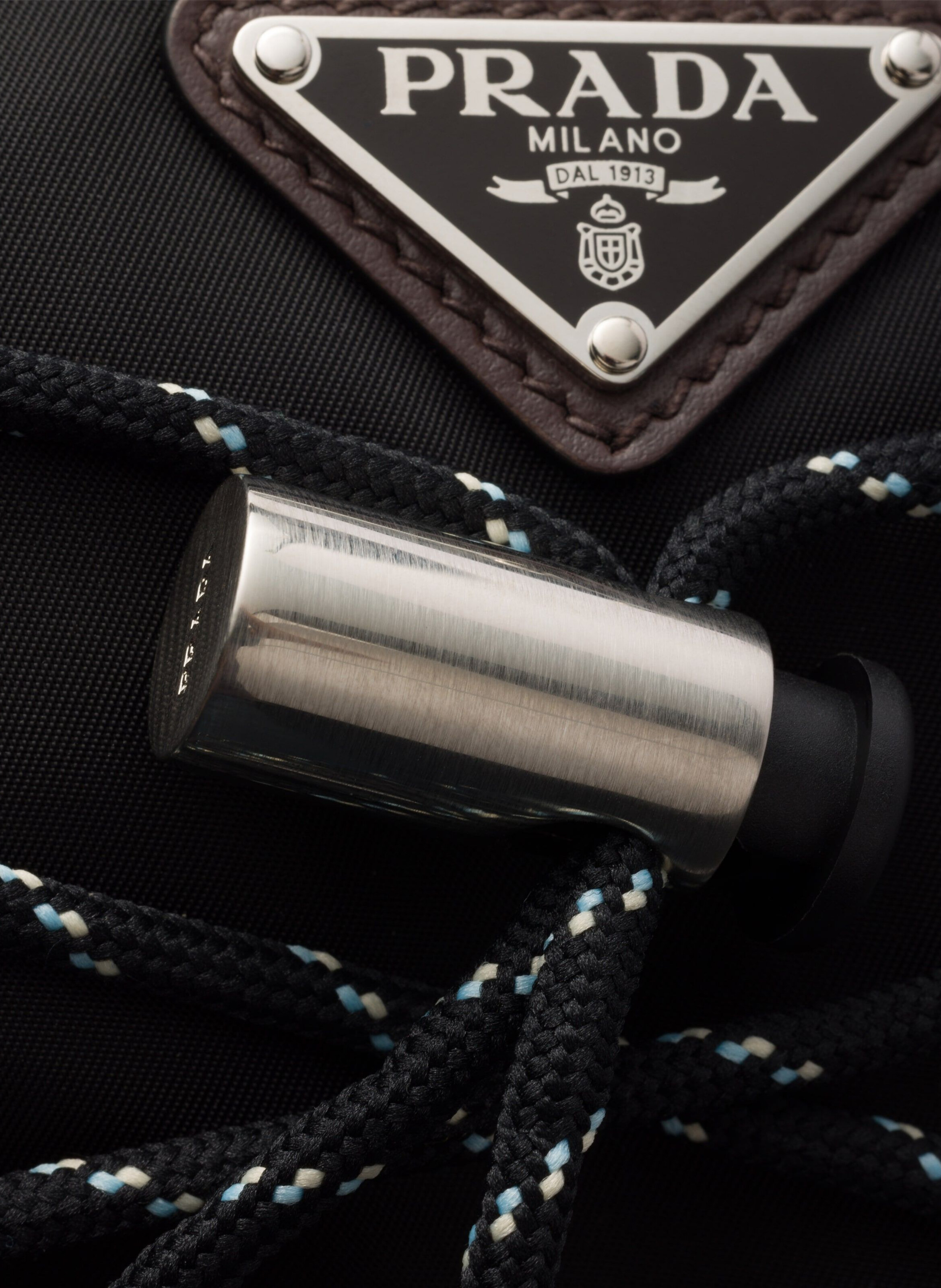 Sac porté épaule prada speedrock en re-nylon et cu PRADA Noir