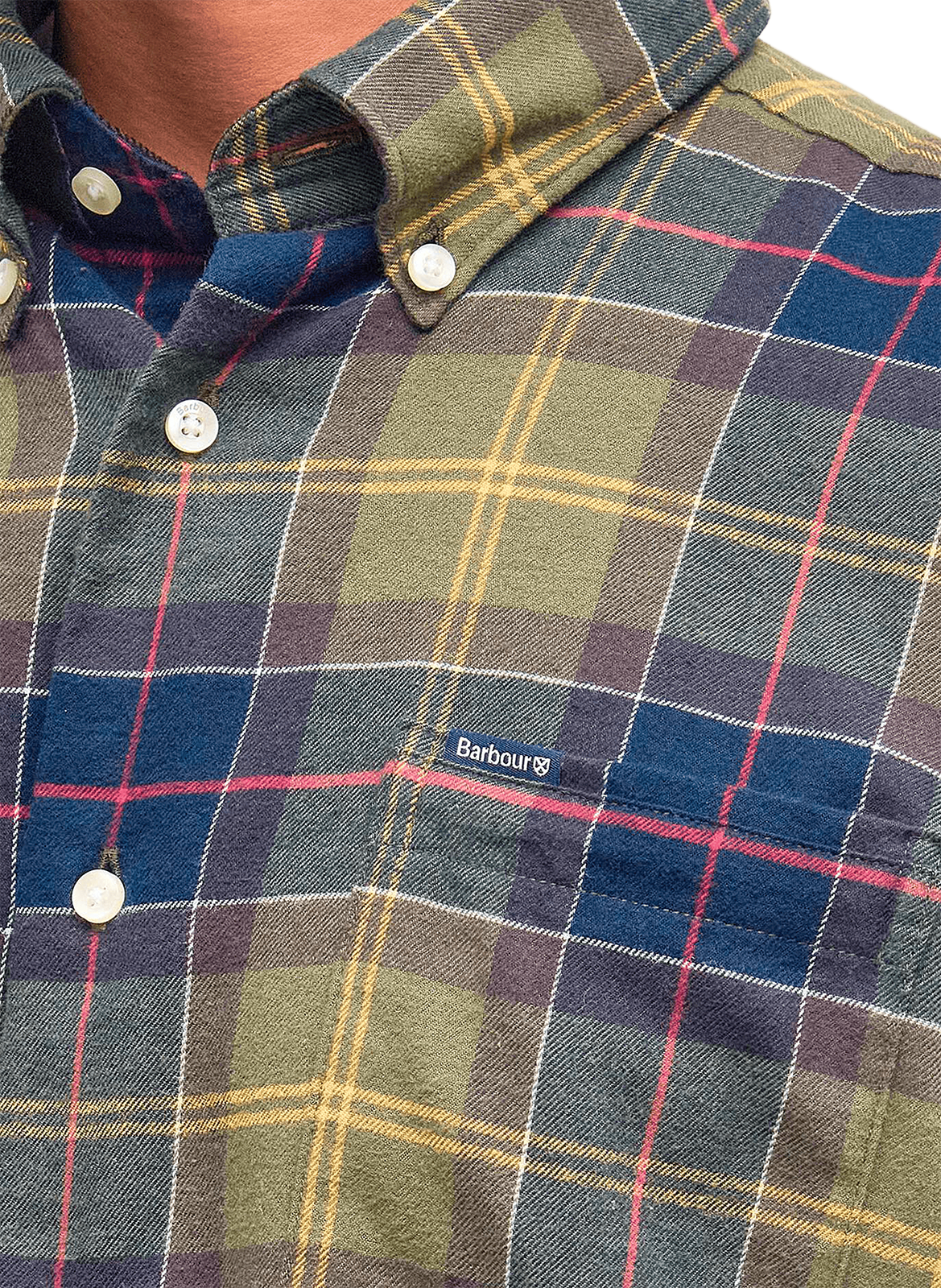 Chemise à carreaux en flanelle BARBOUR Multicolore