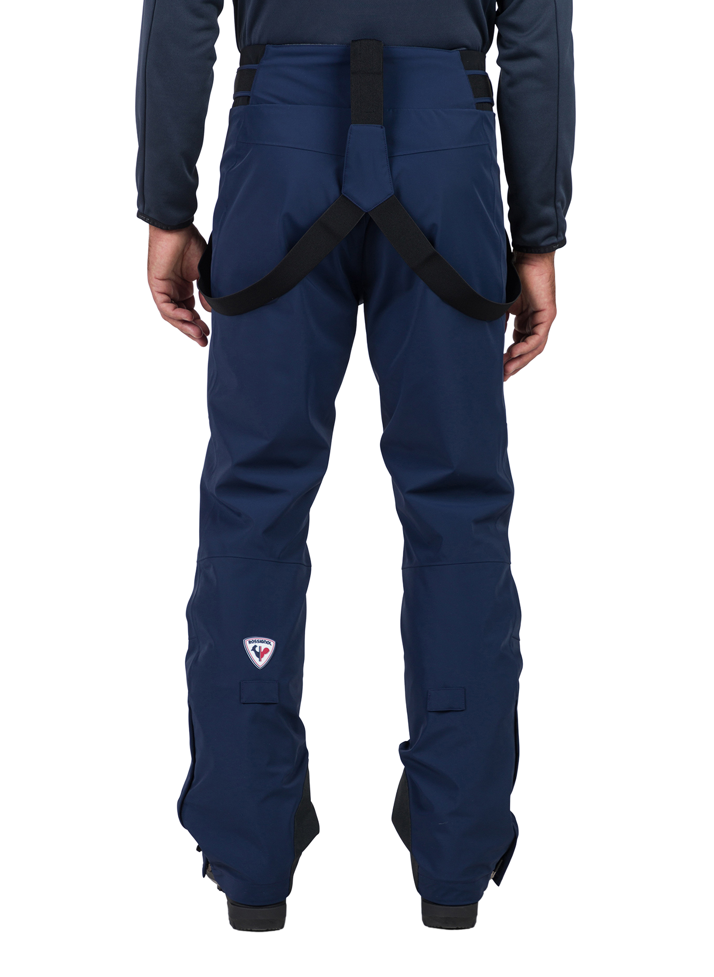 Ski pants with suspenders ROSSIGNOL Blue