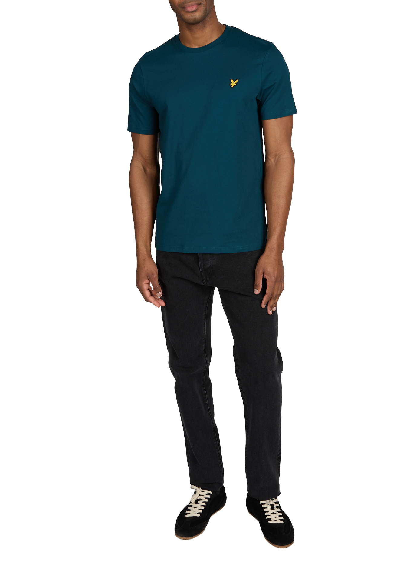 T-shirt à col rond en coton LYLE & SCOTT Vert