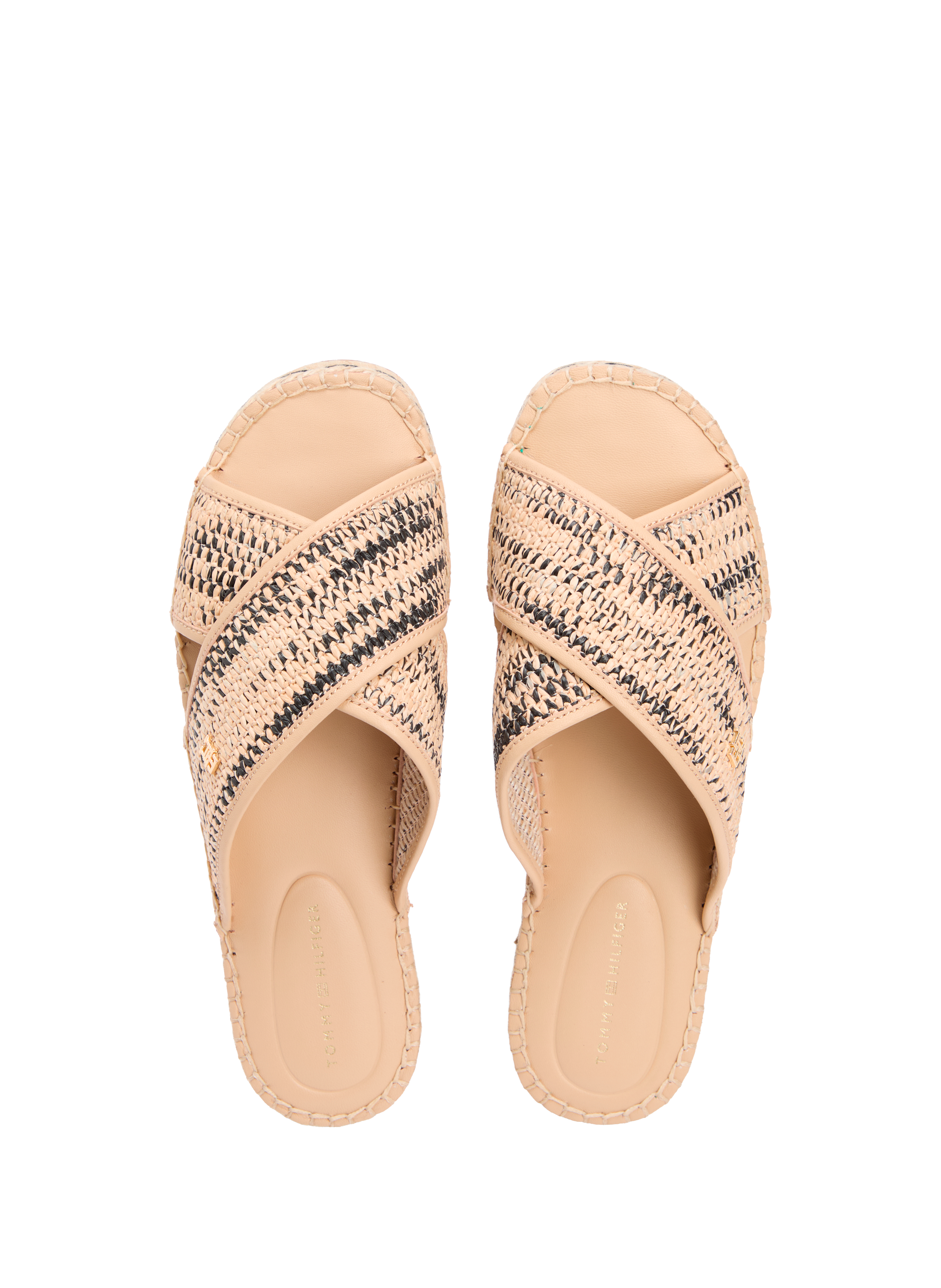 Braided Mules Serafina 2D TOMMY HILFIGER Beige