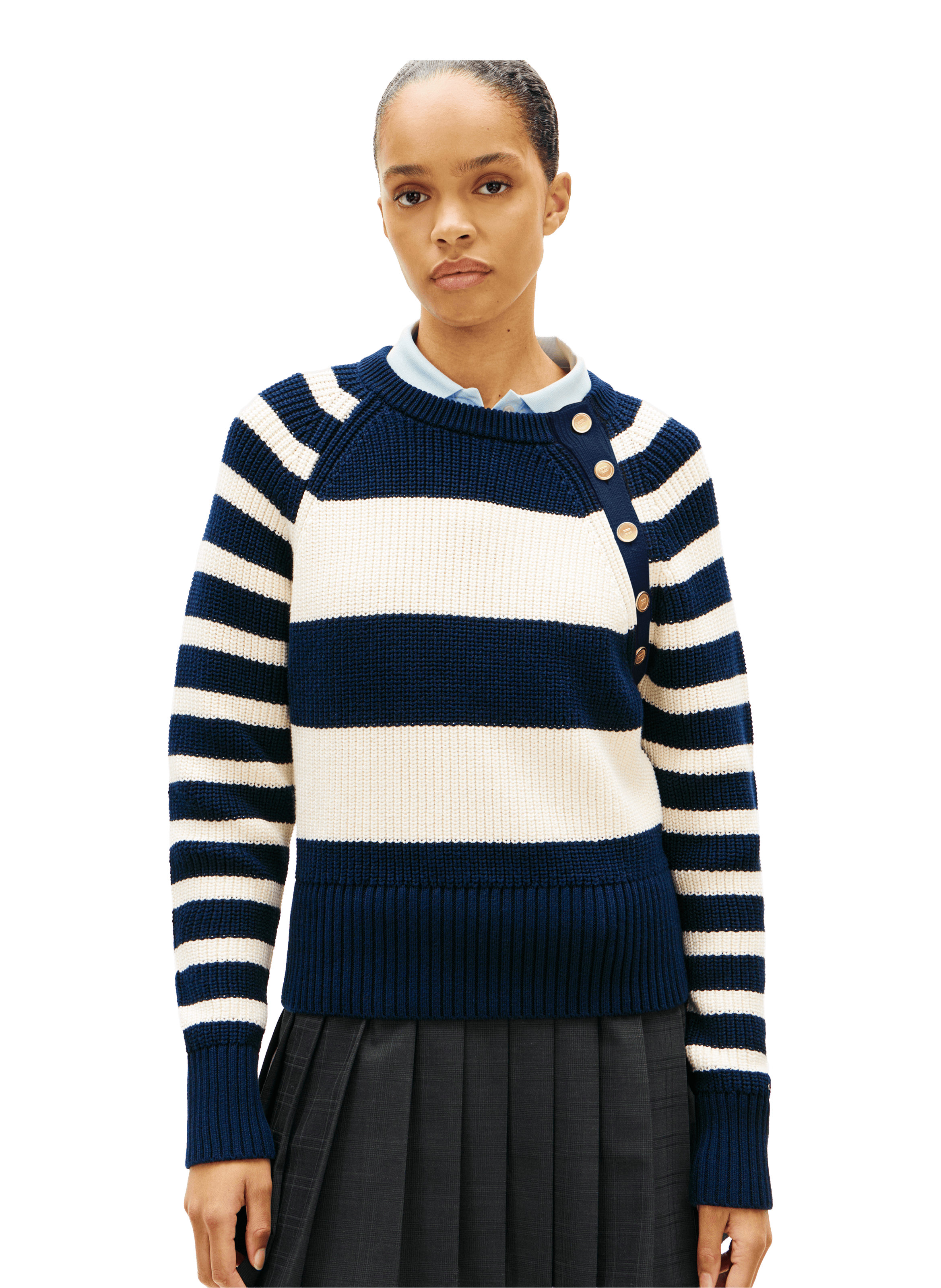 Striped cotton jumper TOMMY HILFIGER Multicolour
