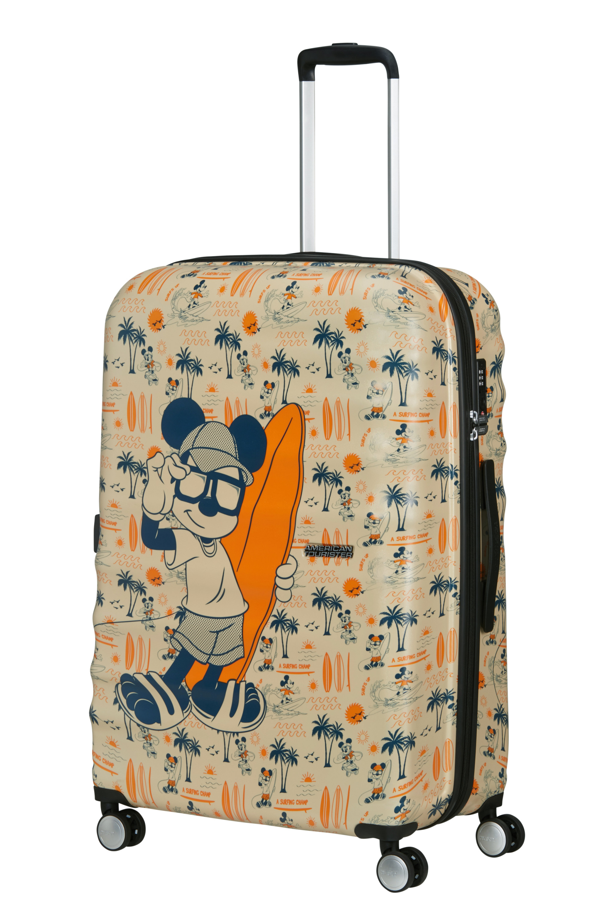 Wavebreaker disney valise 4 roues taille l AMERICAN TOURISTER Multicolore