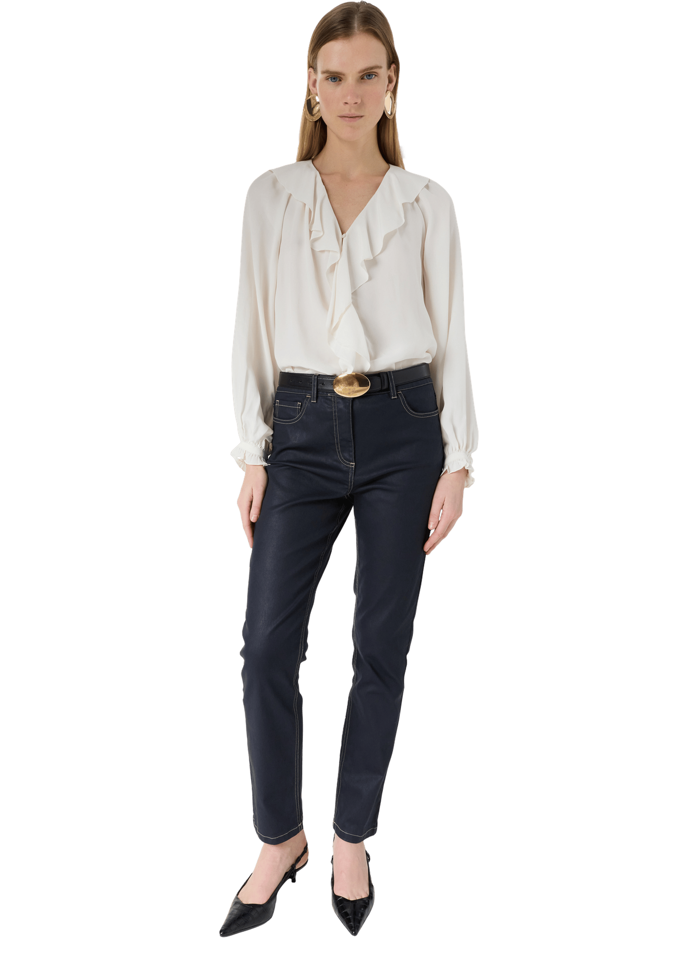 Jean slim enduit - aya GERARD DAREL Bleu