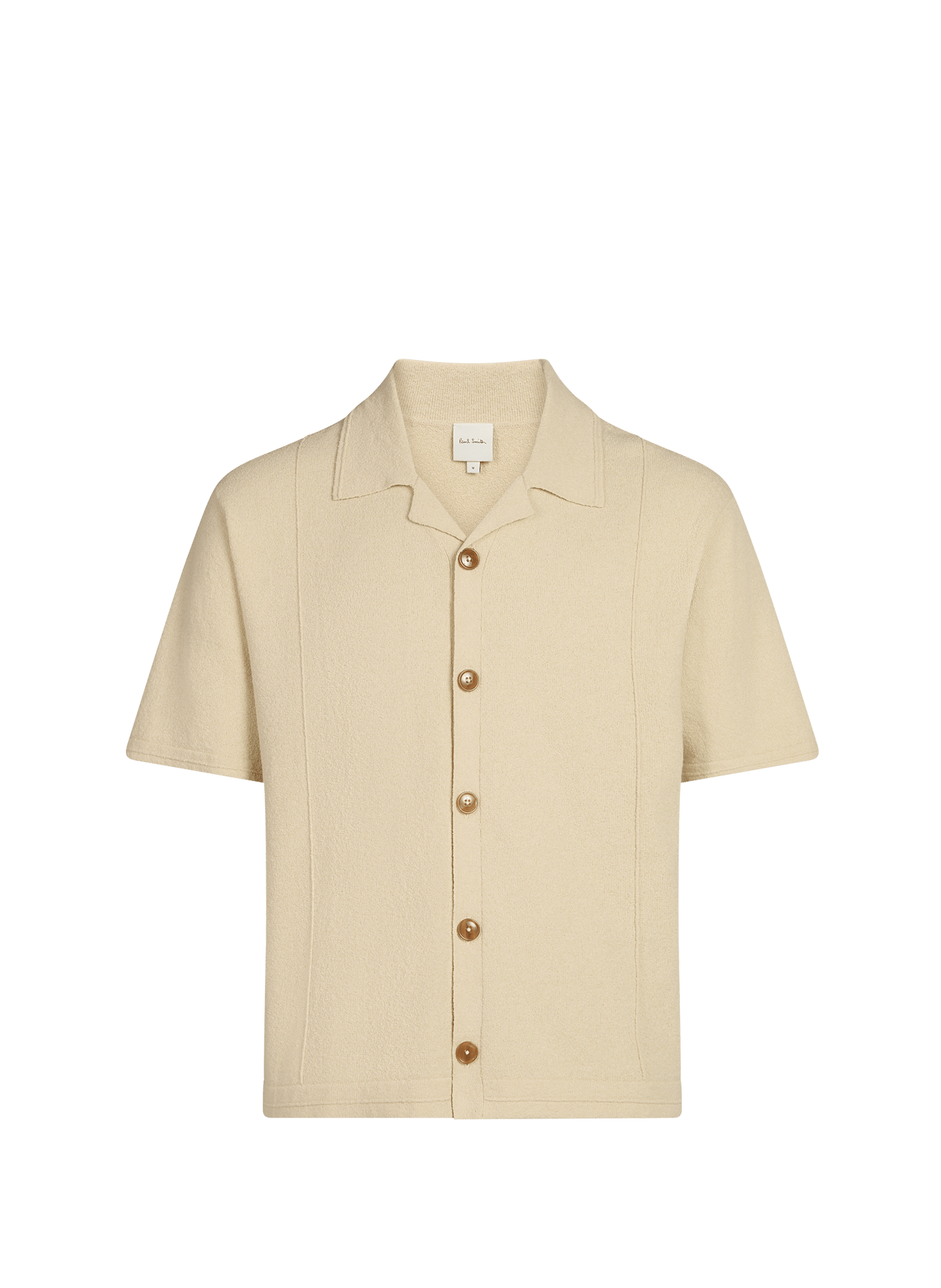 Short-sleeved shirt in blended cotton PAUL SMITH Beige