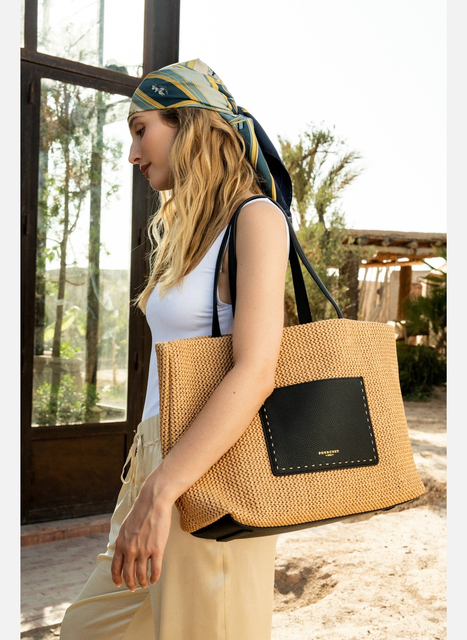 Cassis | sac porté épaule POURCHET Bleu