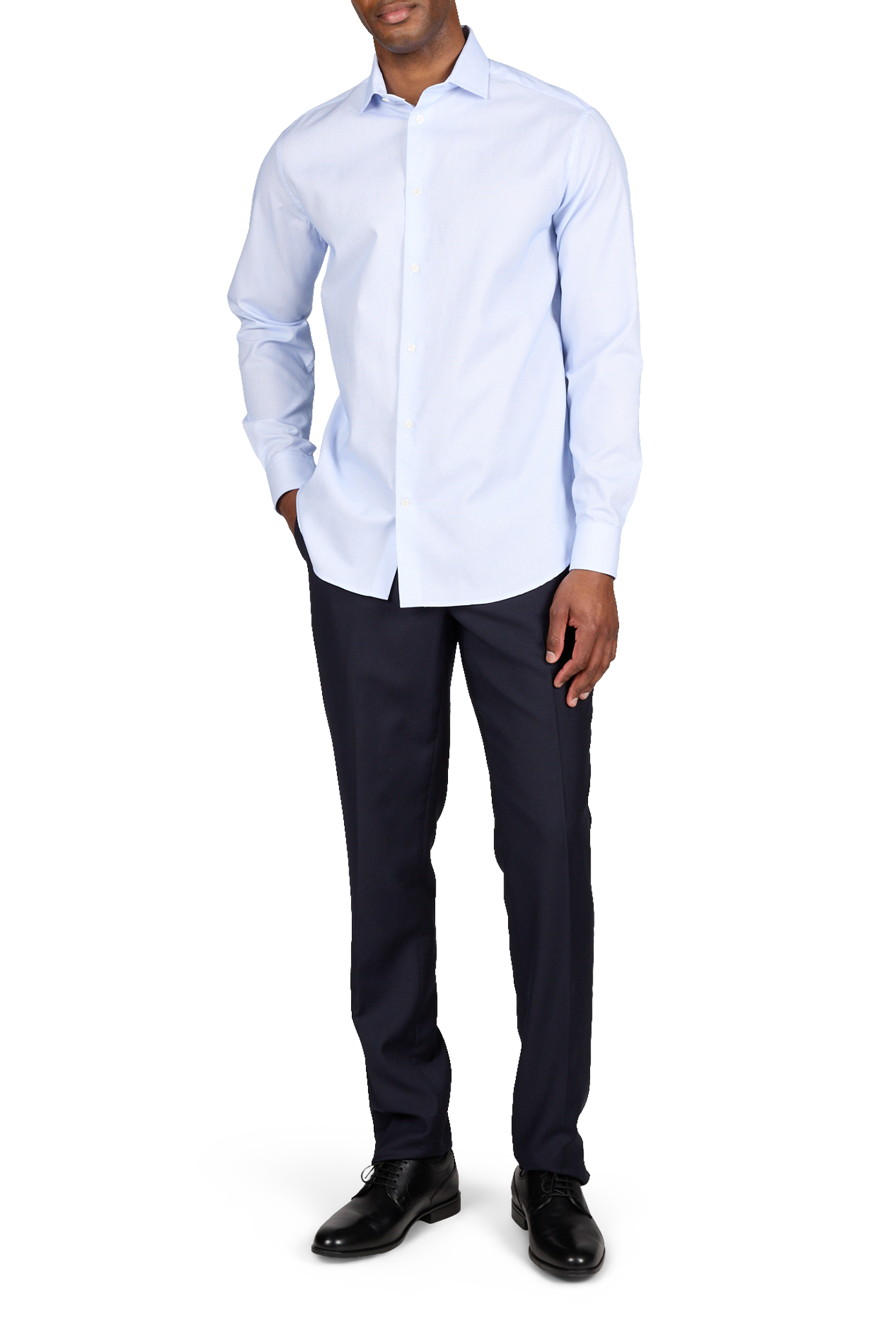 Check cotton Shirt AU PRINTEMPS PARIS Blue