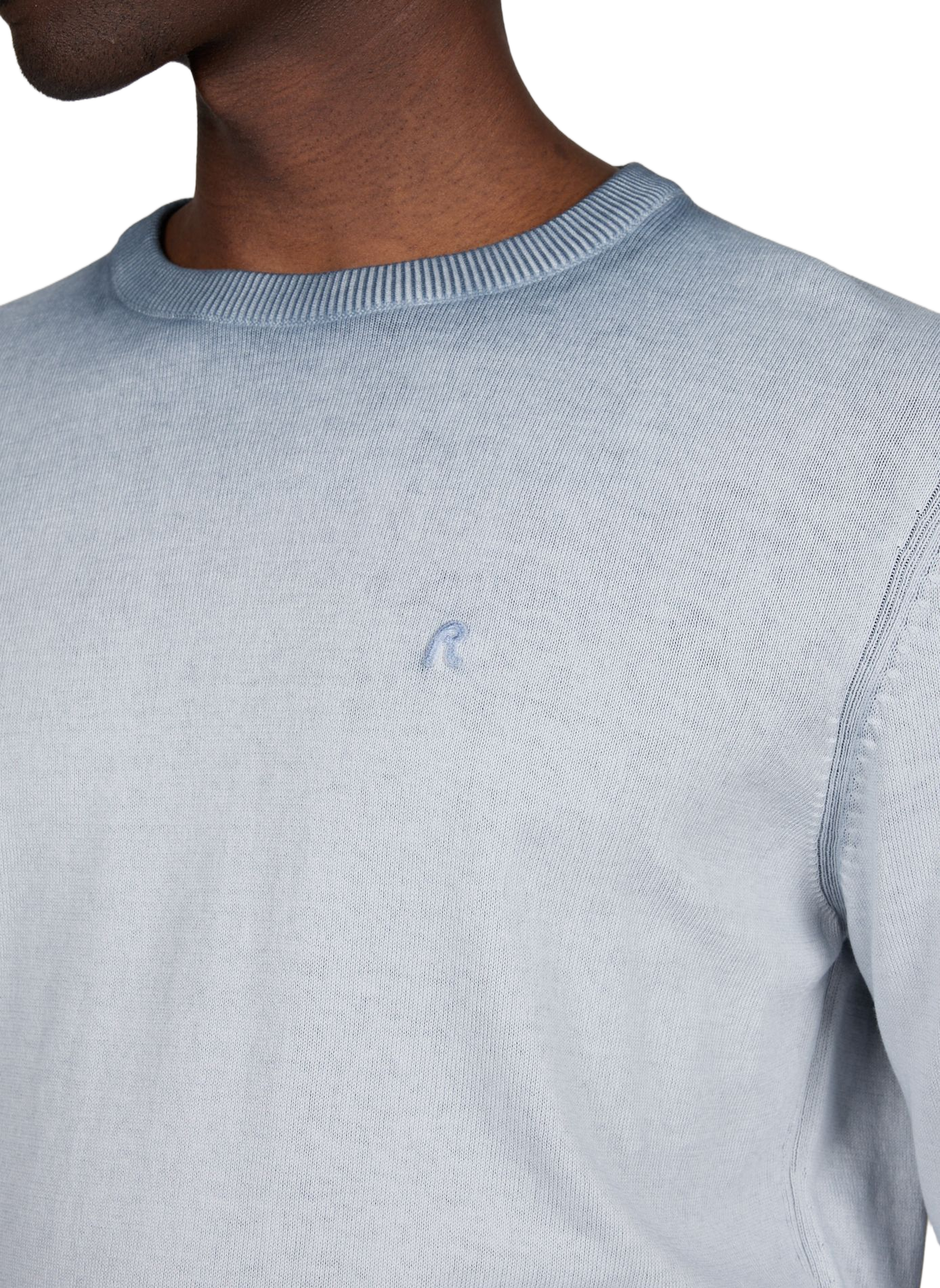 Cotton gradient sweater REPLAY Pink