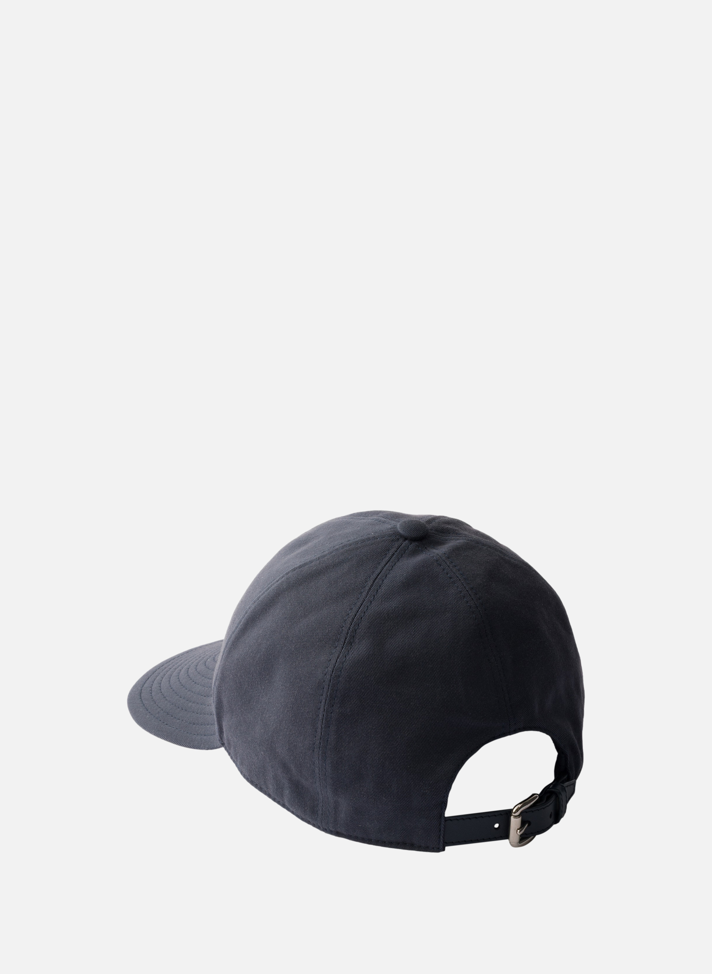 Ancienne casquette de baseball en gabardine PRADA Bleu