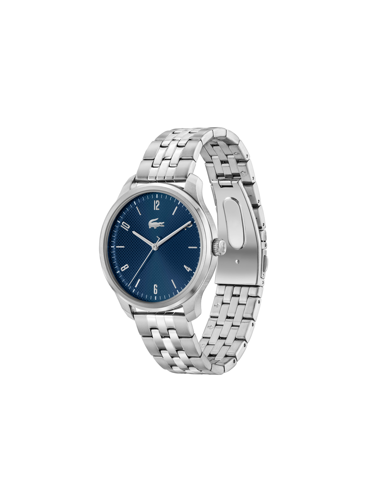 Montre quartz Lisbon en acier inoxydable LACOSTE MONTRES Bleu