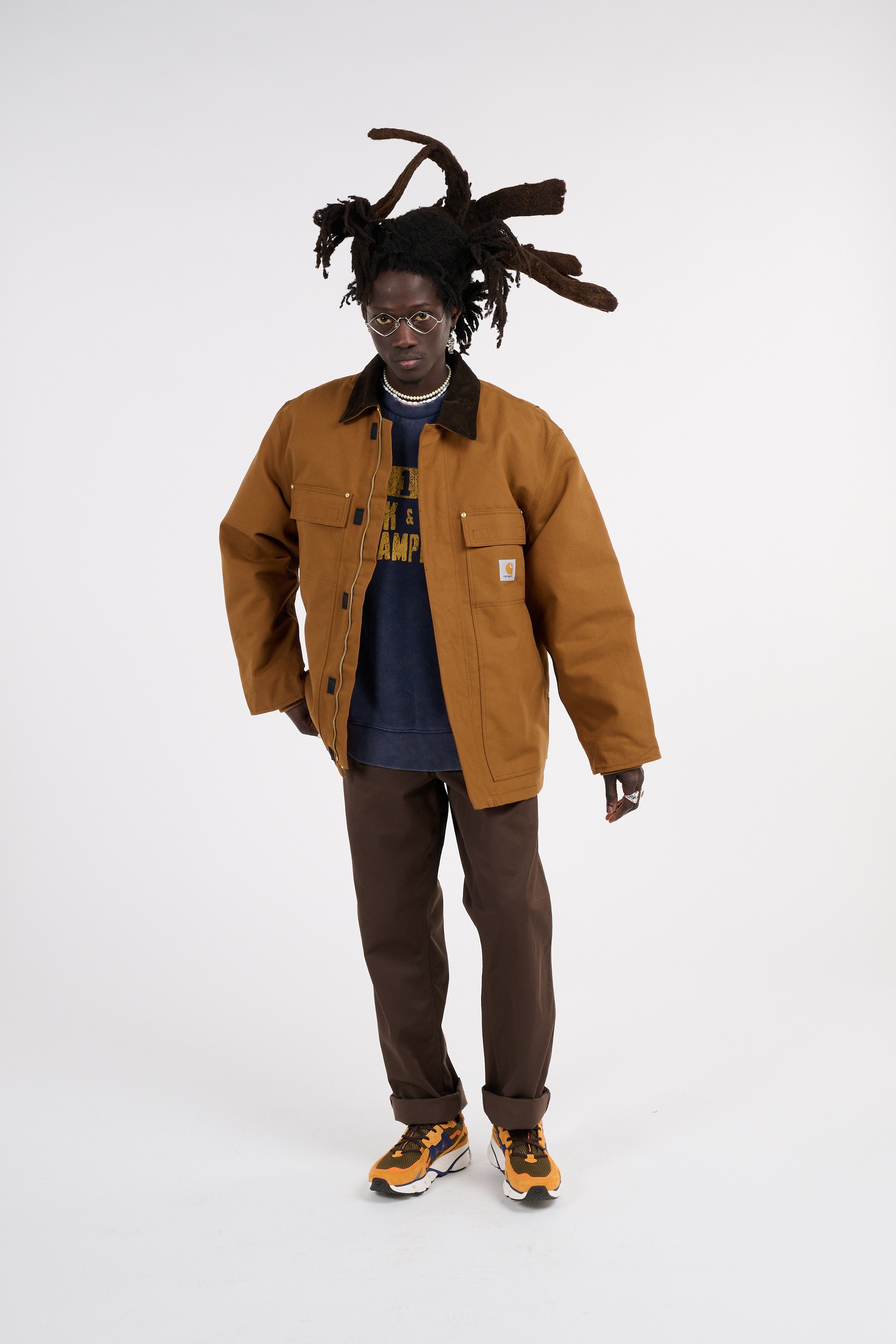 Veste og arctic coat CARHARTT WIP Marron