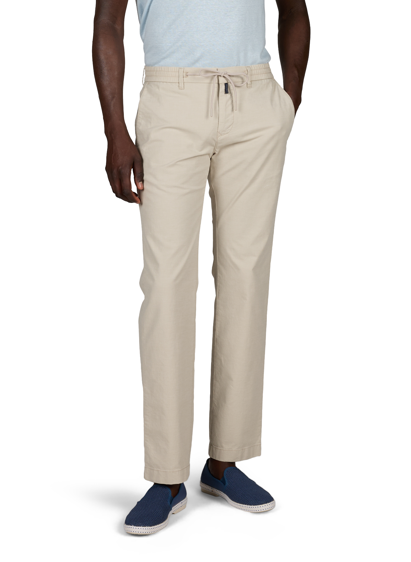 Hose mit elastischem Bund aus Baumwollmischung PIERRE CARDIN Beige